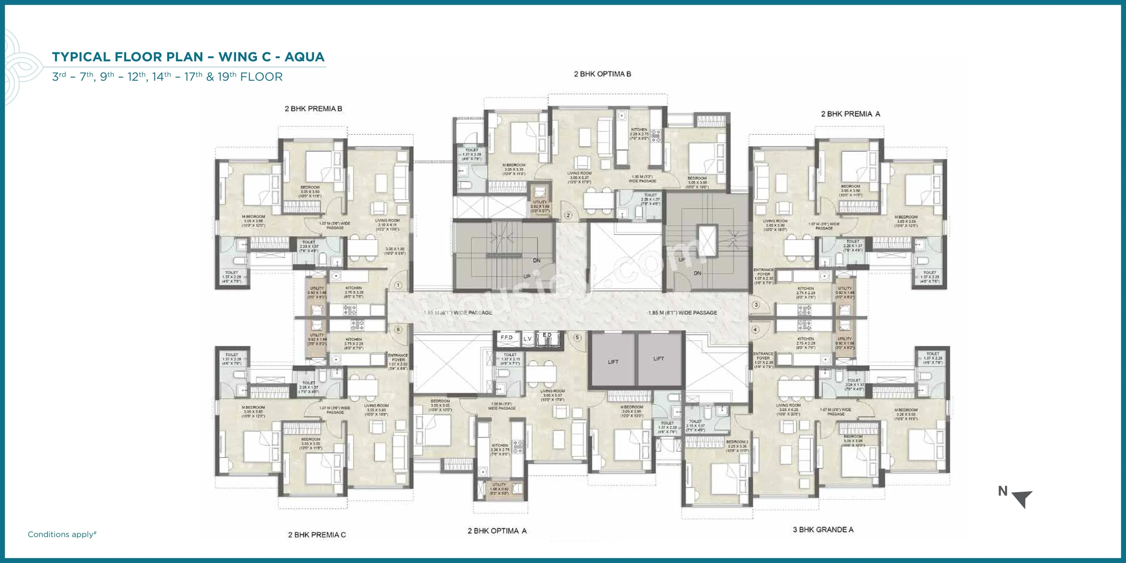 Kalpataru Park Riviera Floor plan 4
