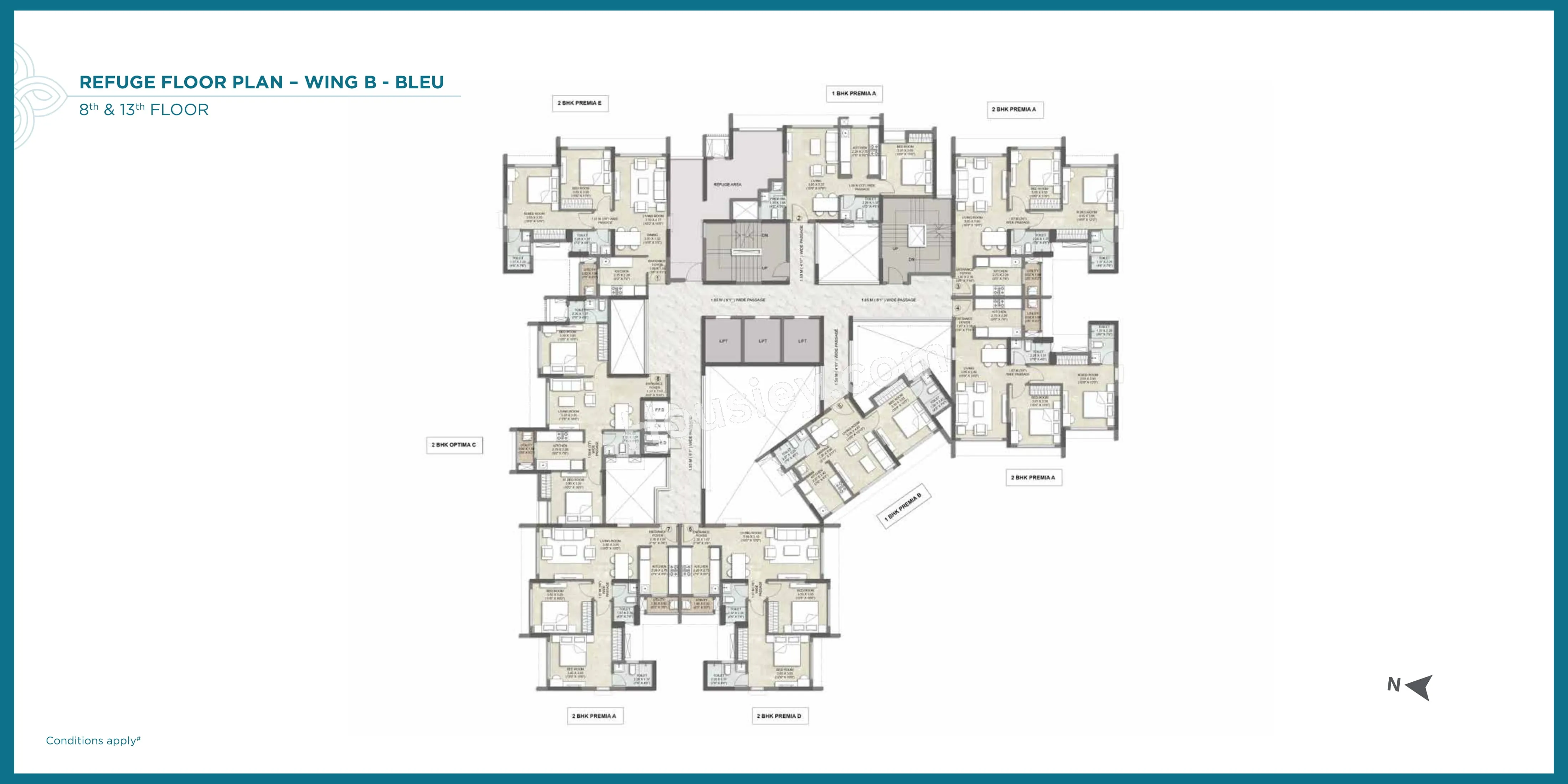 Kalpataru Park Riviera Floor plan 11