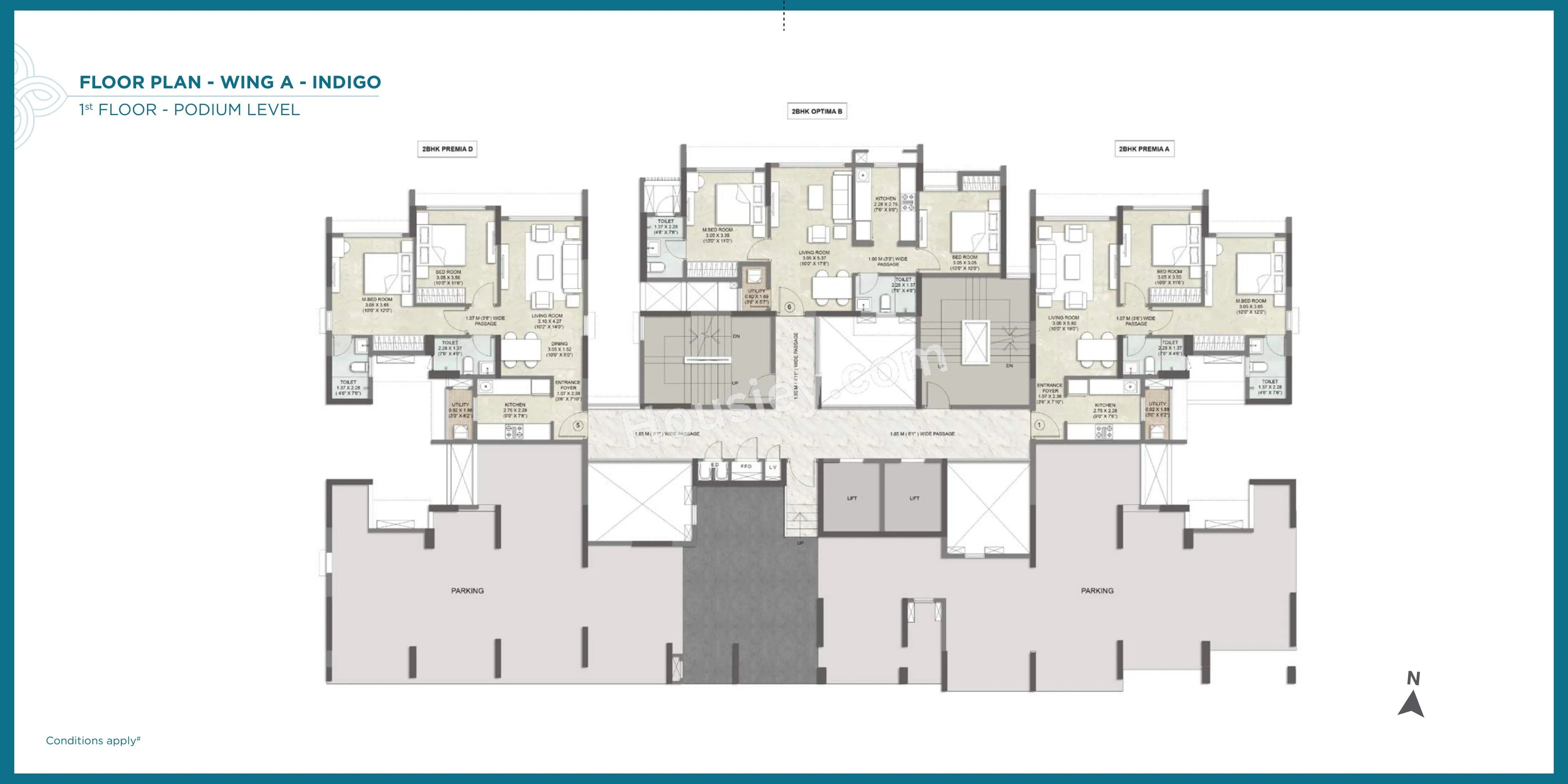 Kalpataru Park Riviera Floor plan 14