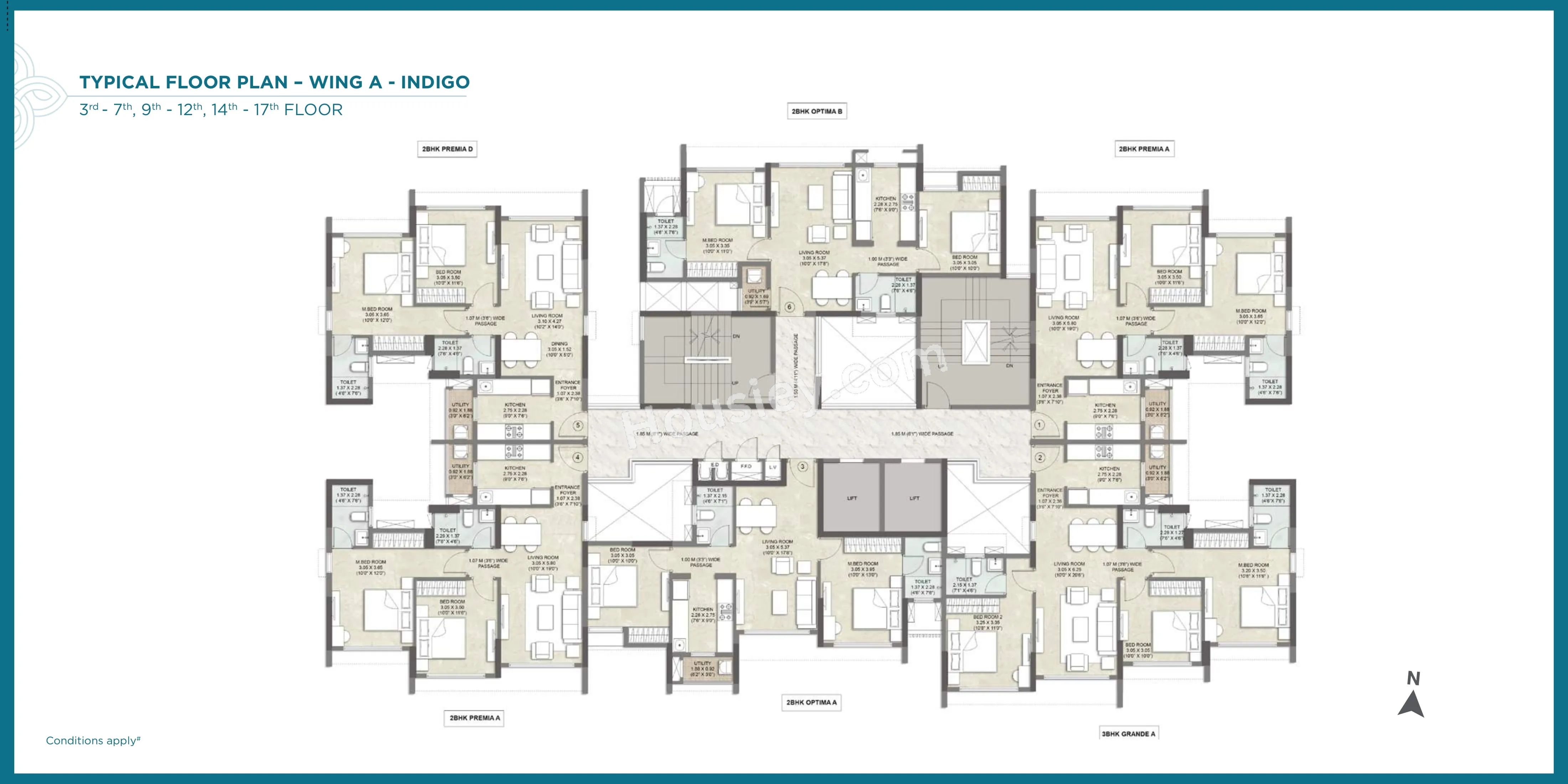 Kalpataru Park Riviera Floor plan 18