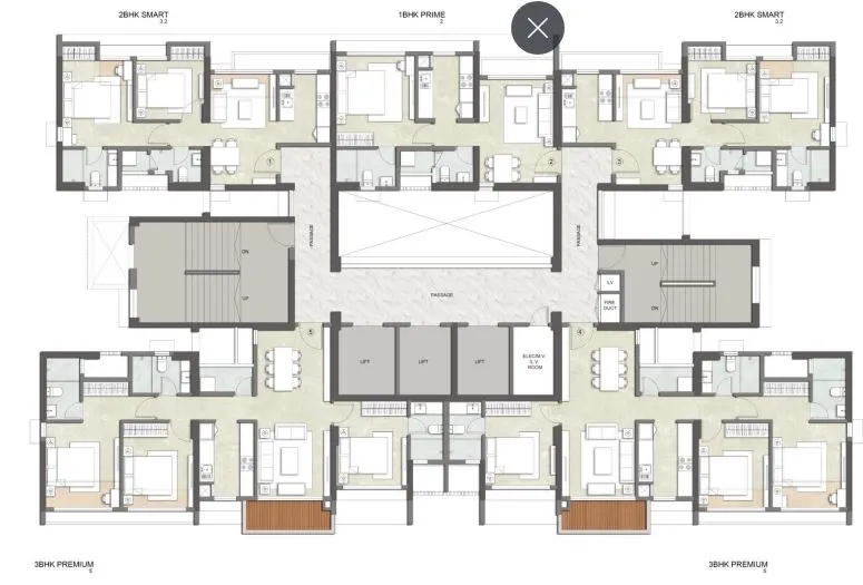 Kalpataru Parkcity Eternia Floor plan 1