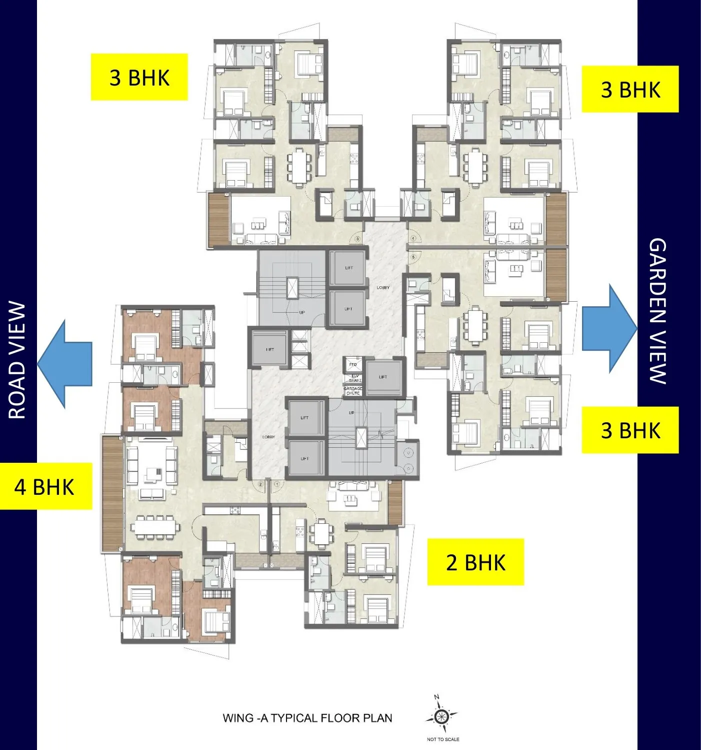 Kalpataru Radiance Floor plan 1
