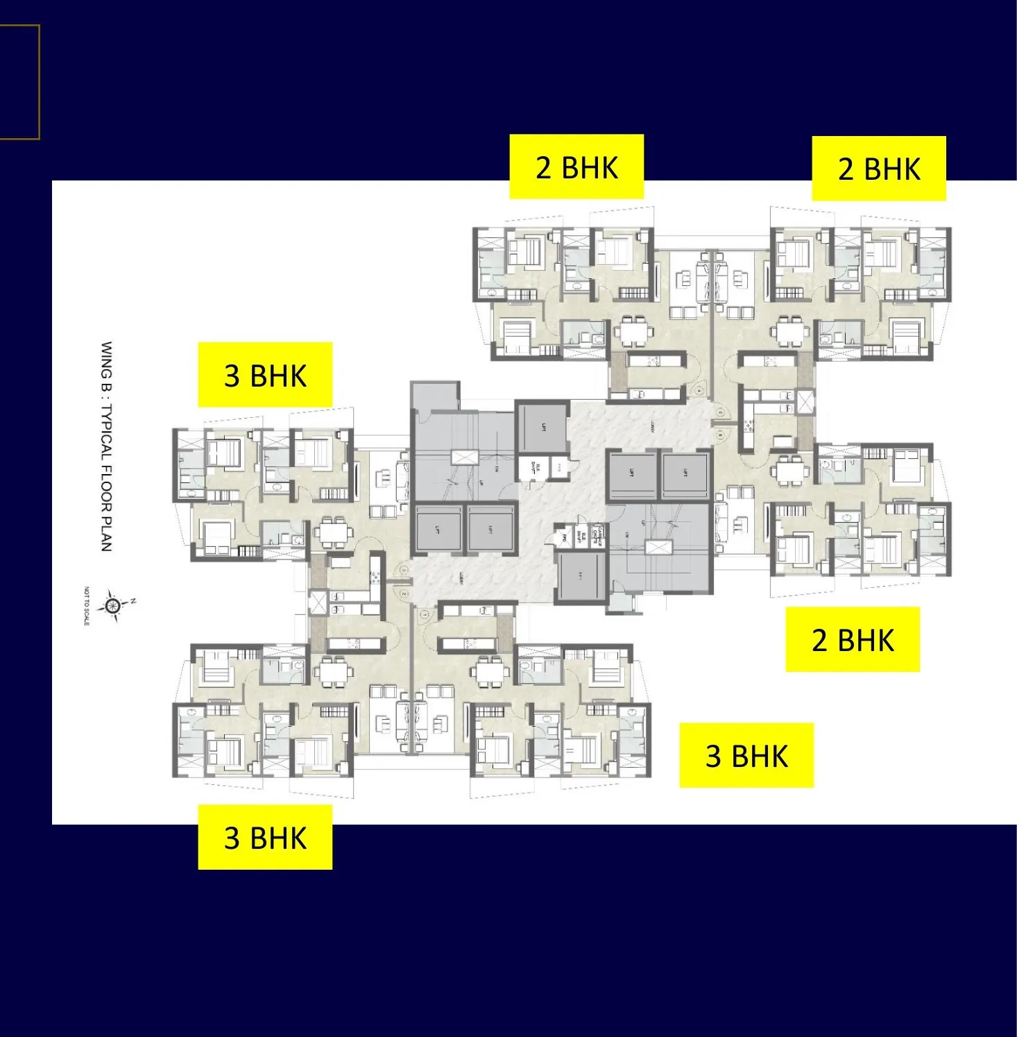 Kalpataru Radiance Floor plan 3