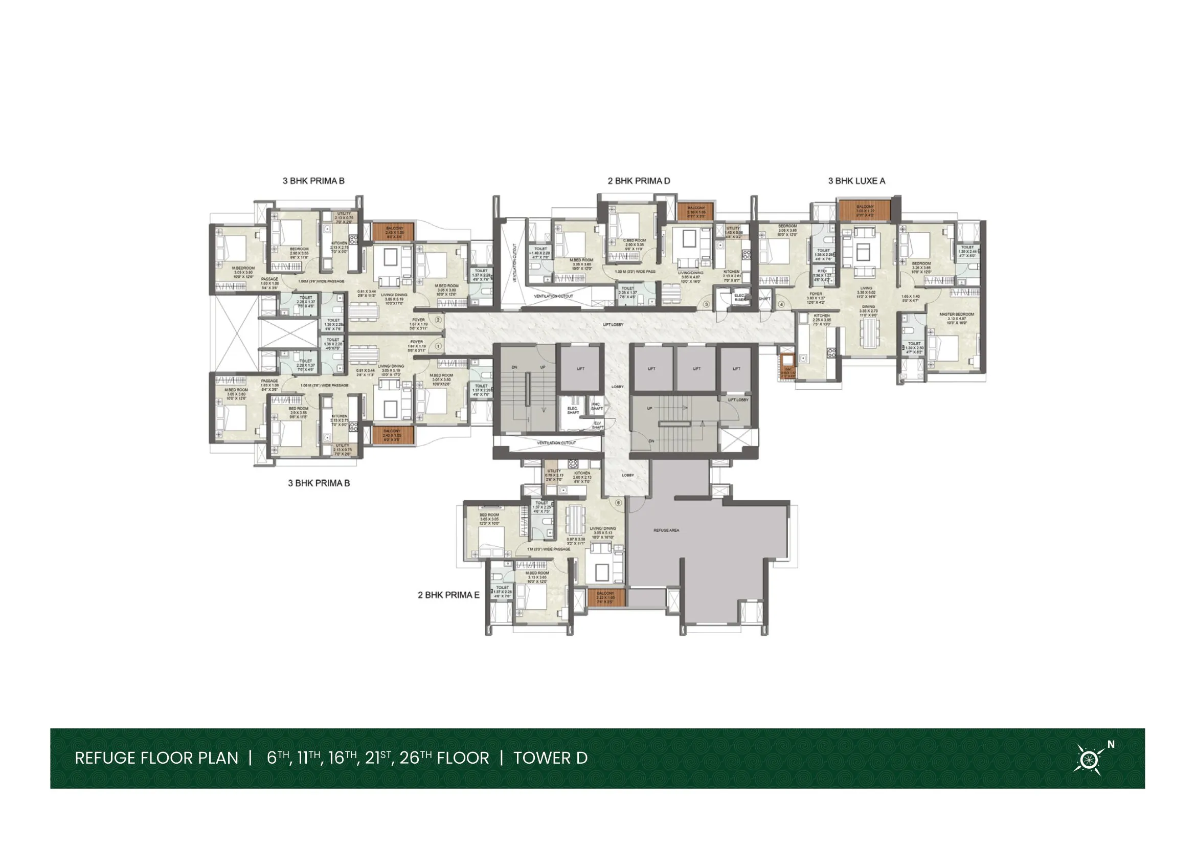 Kalpataru Srishti Namaah Floor plan 13