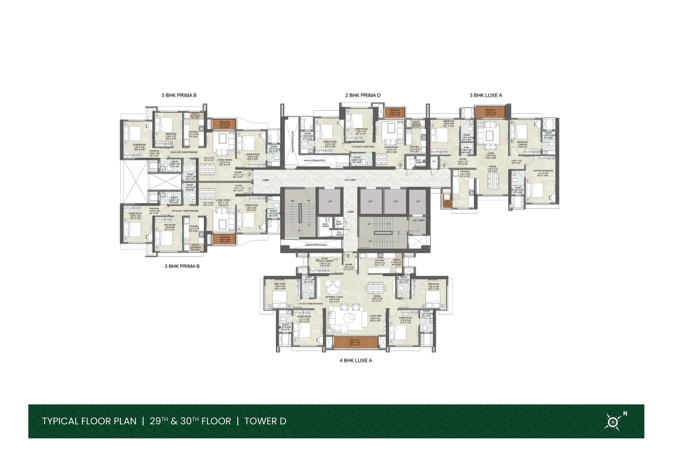 Kalpataru Srishti Namaah Floor plan 14