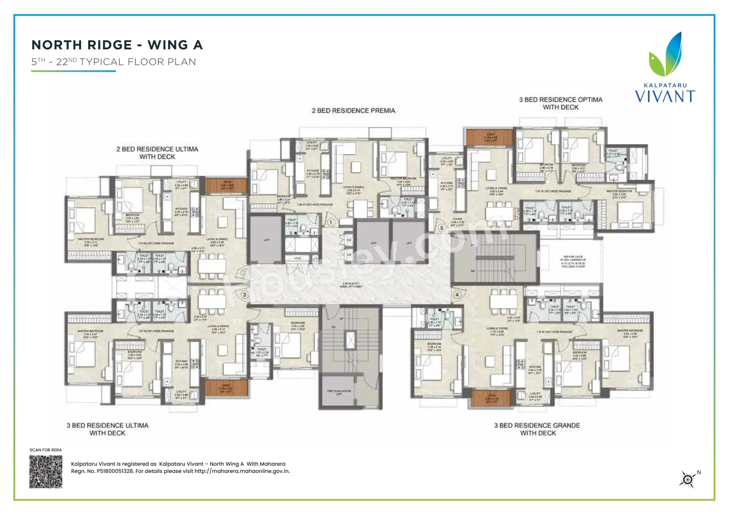 Kalpataru Vivant Floor plan 6
