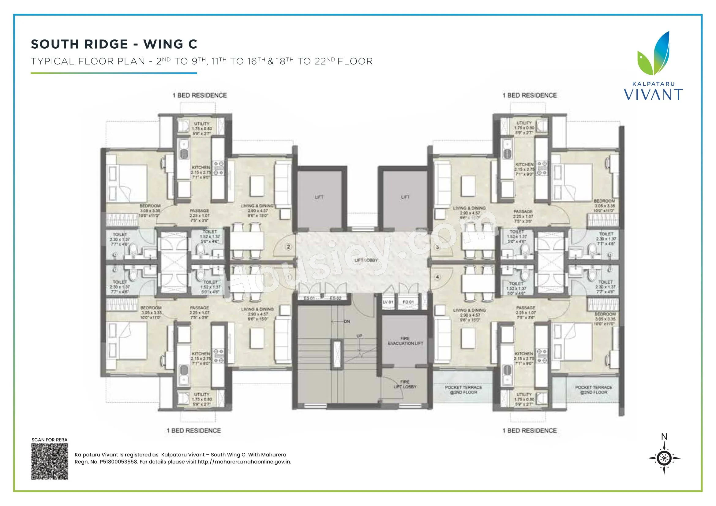 Kalpataru Vivant Floor plan 9