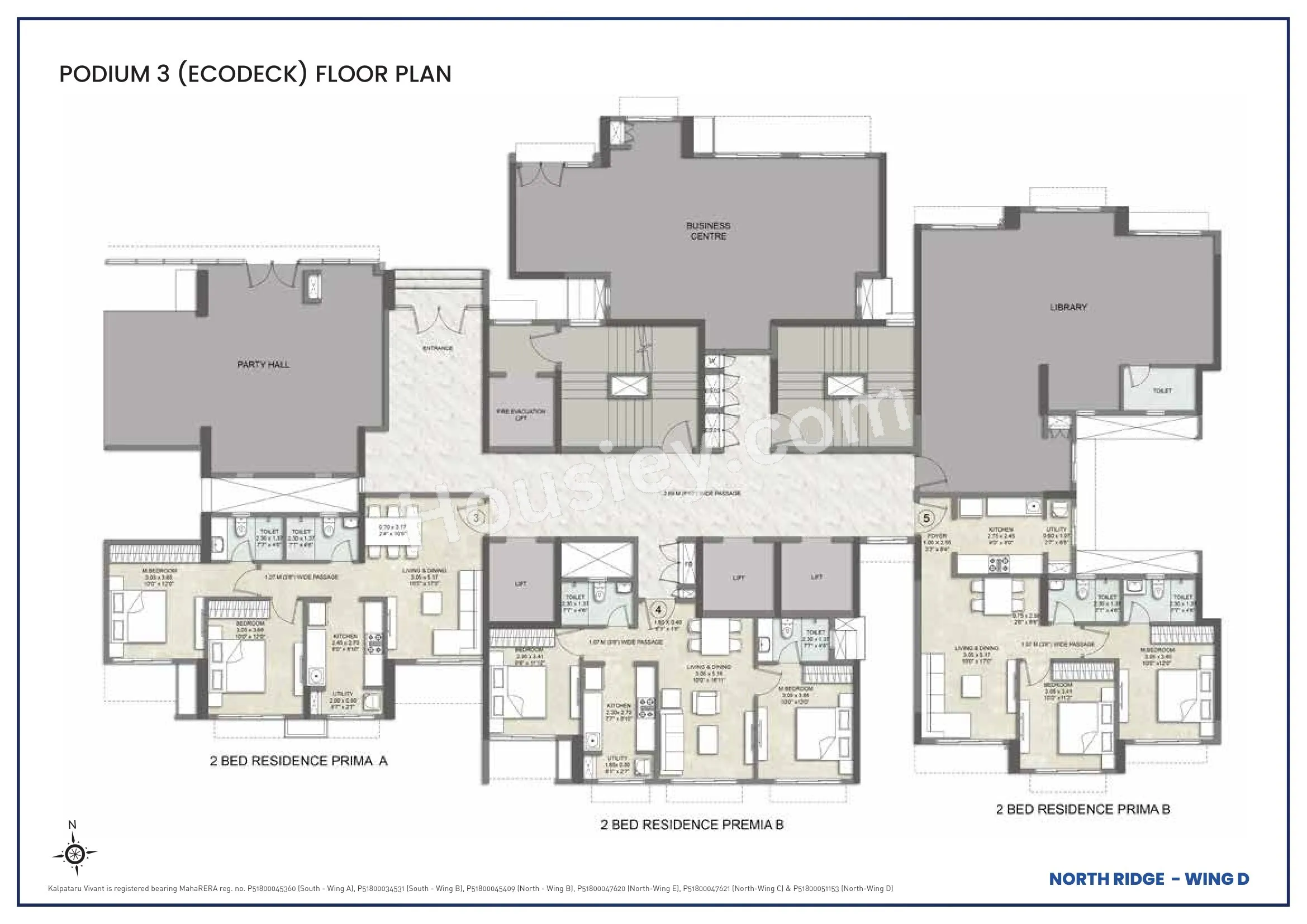 Kalpataru Vivant Floor plan 11