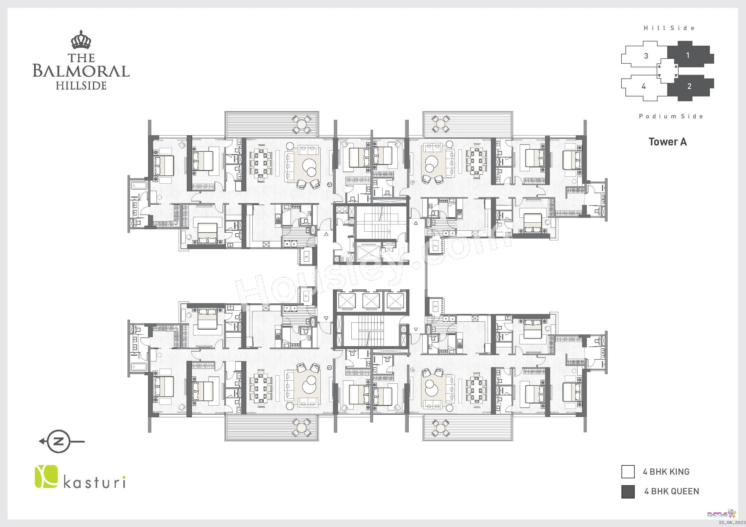 Kasturi The Balmoral Hillside Floor Plan