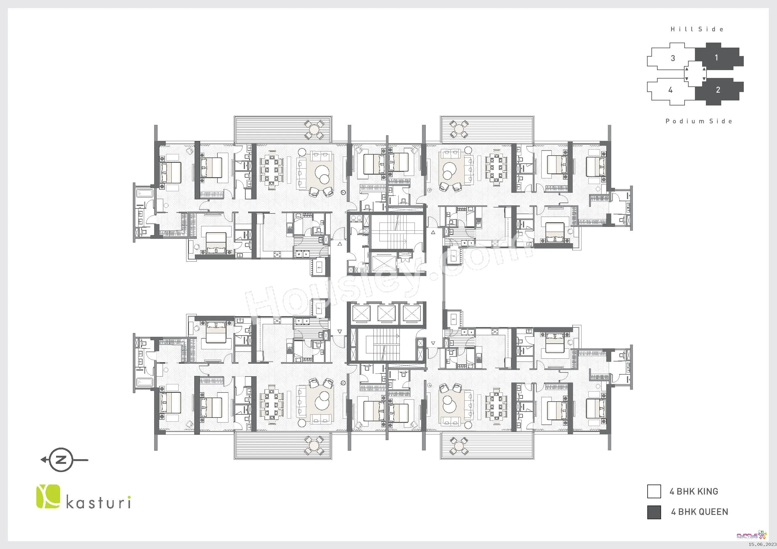 Kasturi The Balmoral Towers Floor Plan