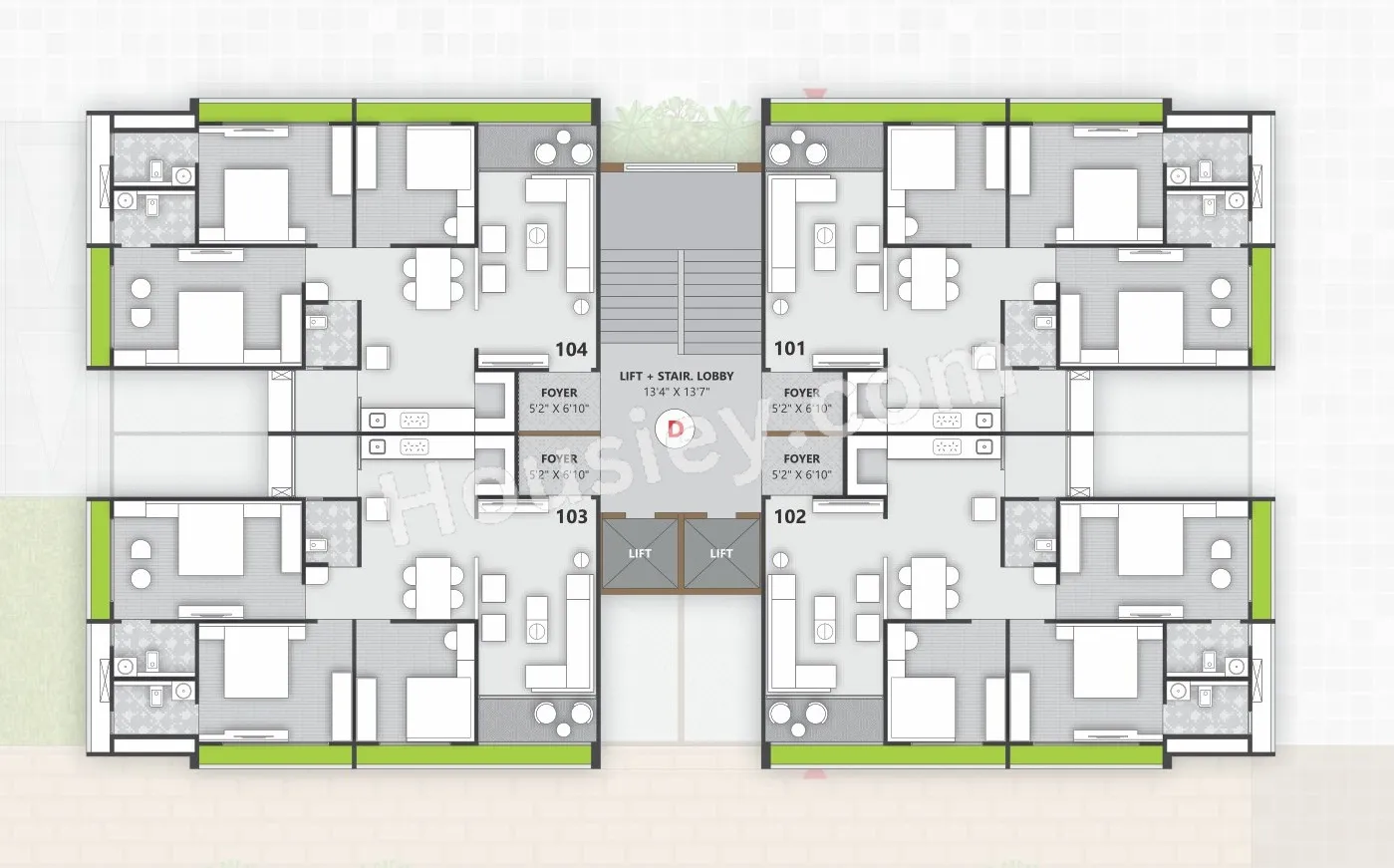Kautilya One 54 Floor plan 3