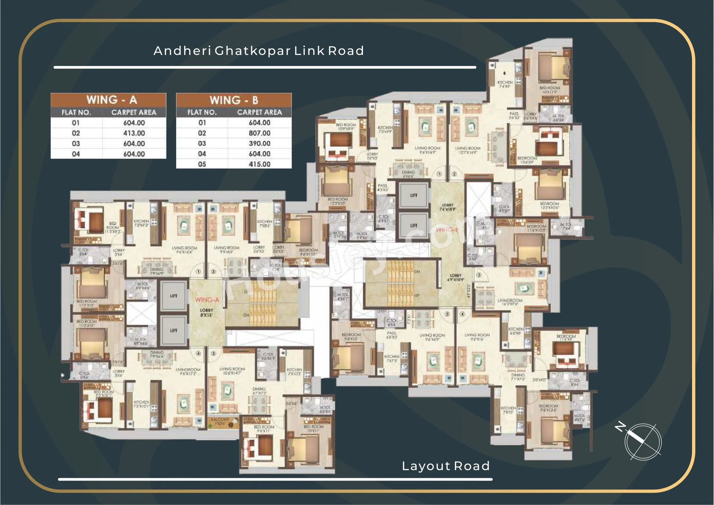 Kaveri Heights Floor Plan