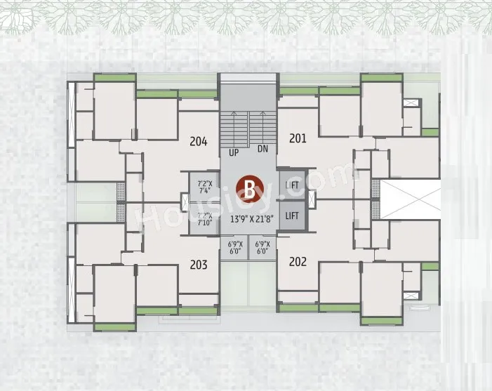 Kavisha Atria Floor plan 2