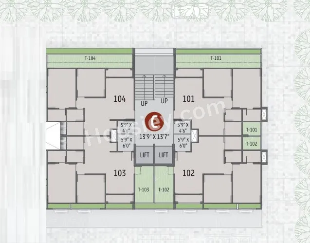 Kavisha Atria Floor plan 4
