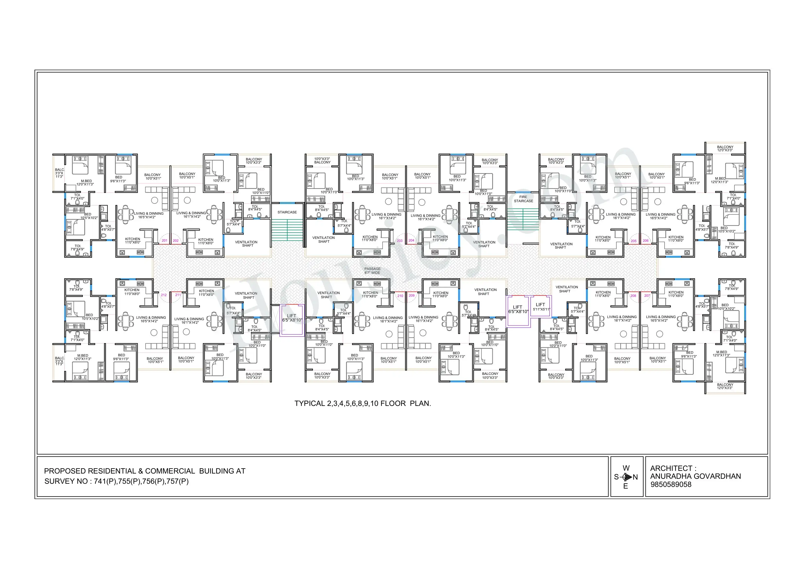 Kesar High Street Floor plan 1
