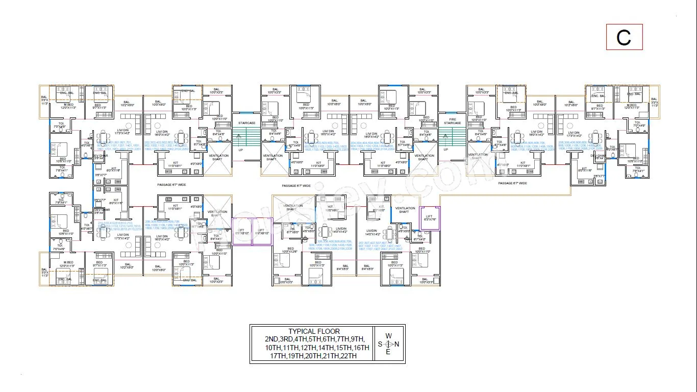 Kesar High Street Floor plan 2