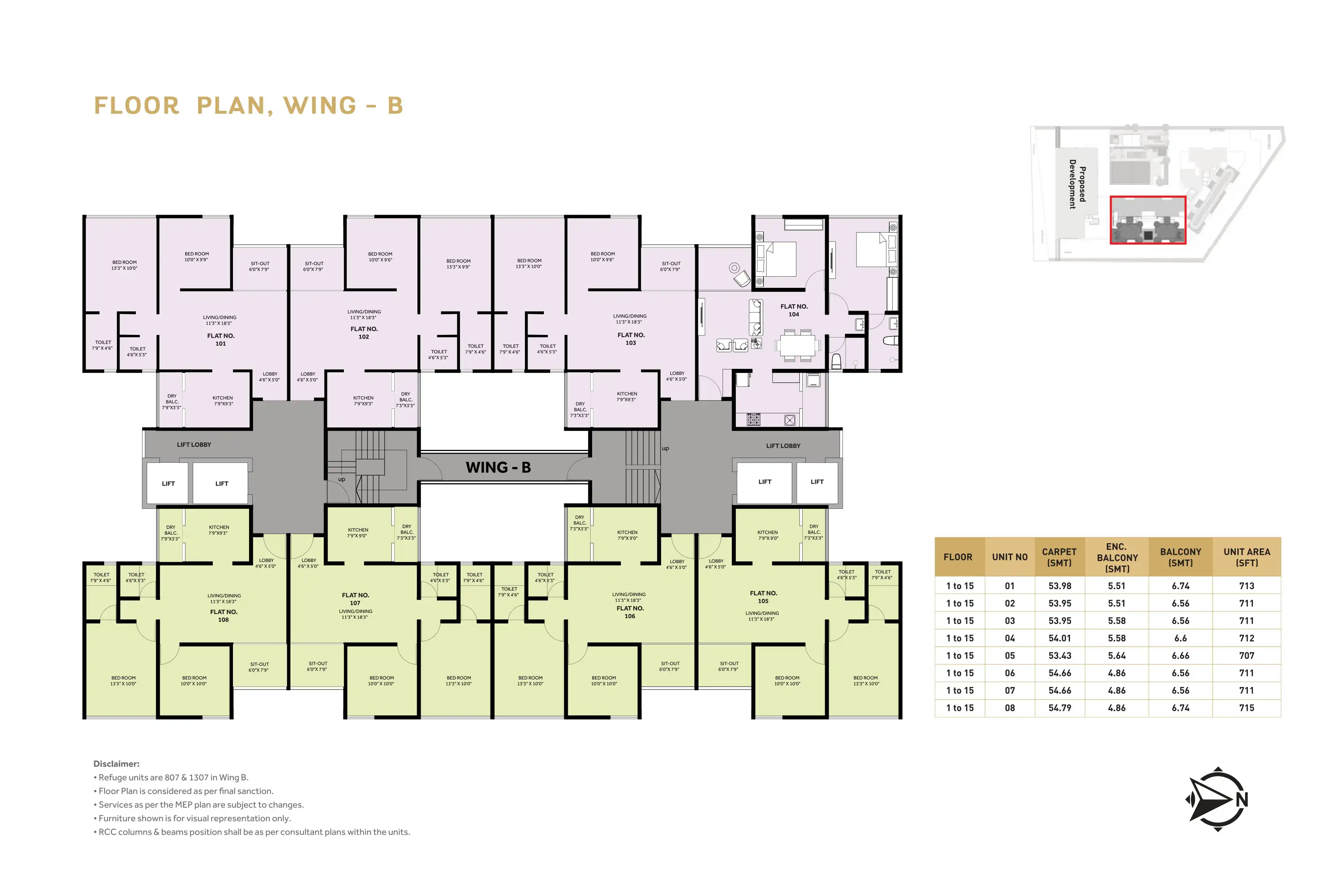 Porwal Khush Vista Floor plan 2