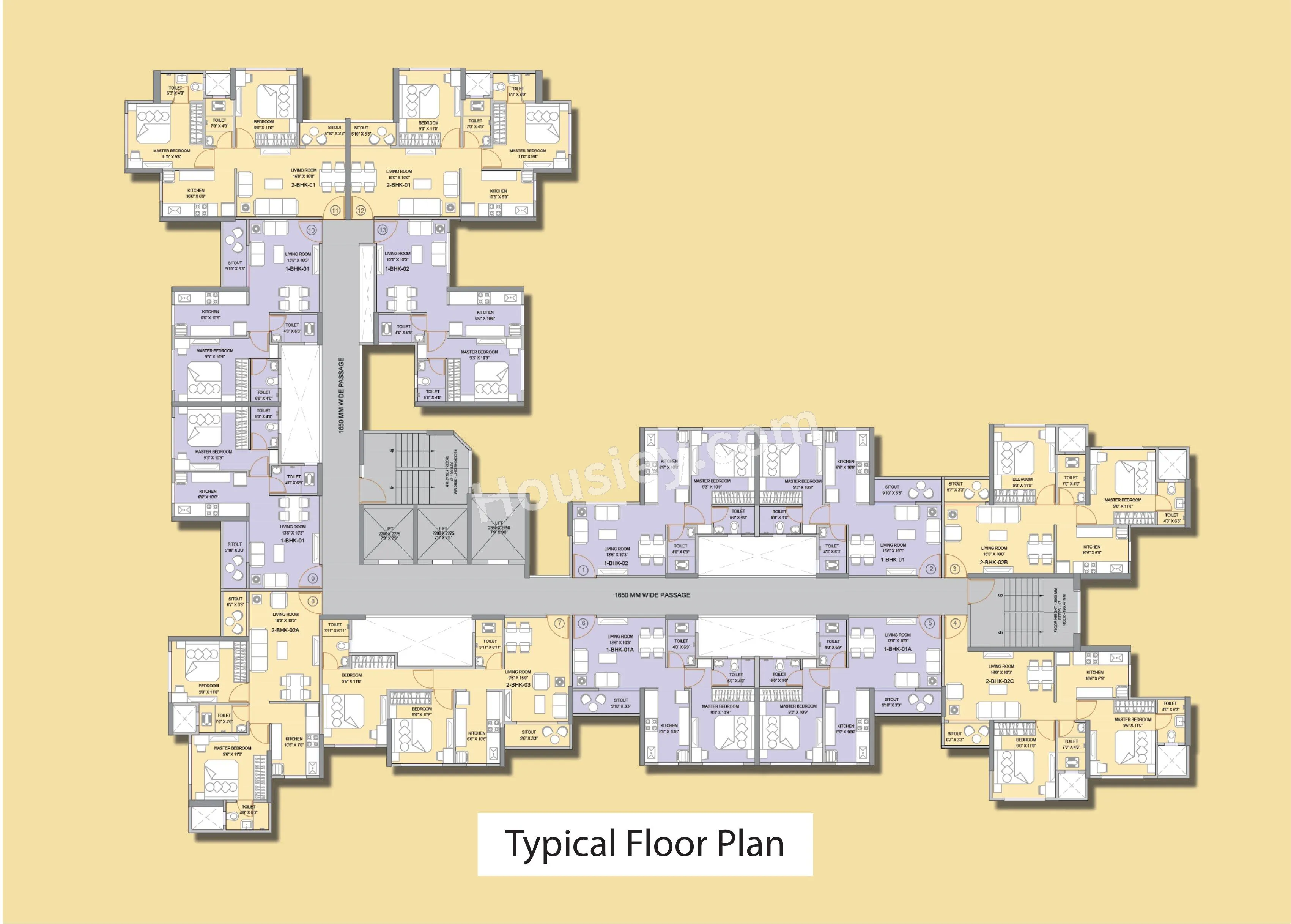 Kohinoor Highland Floor plan 1