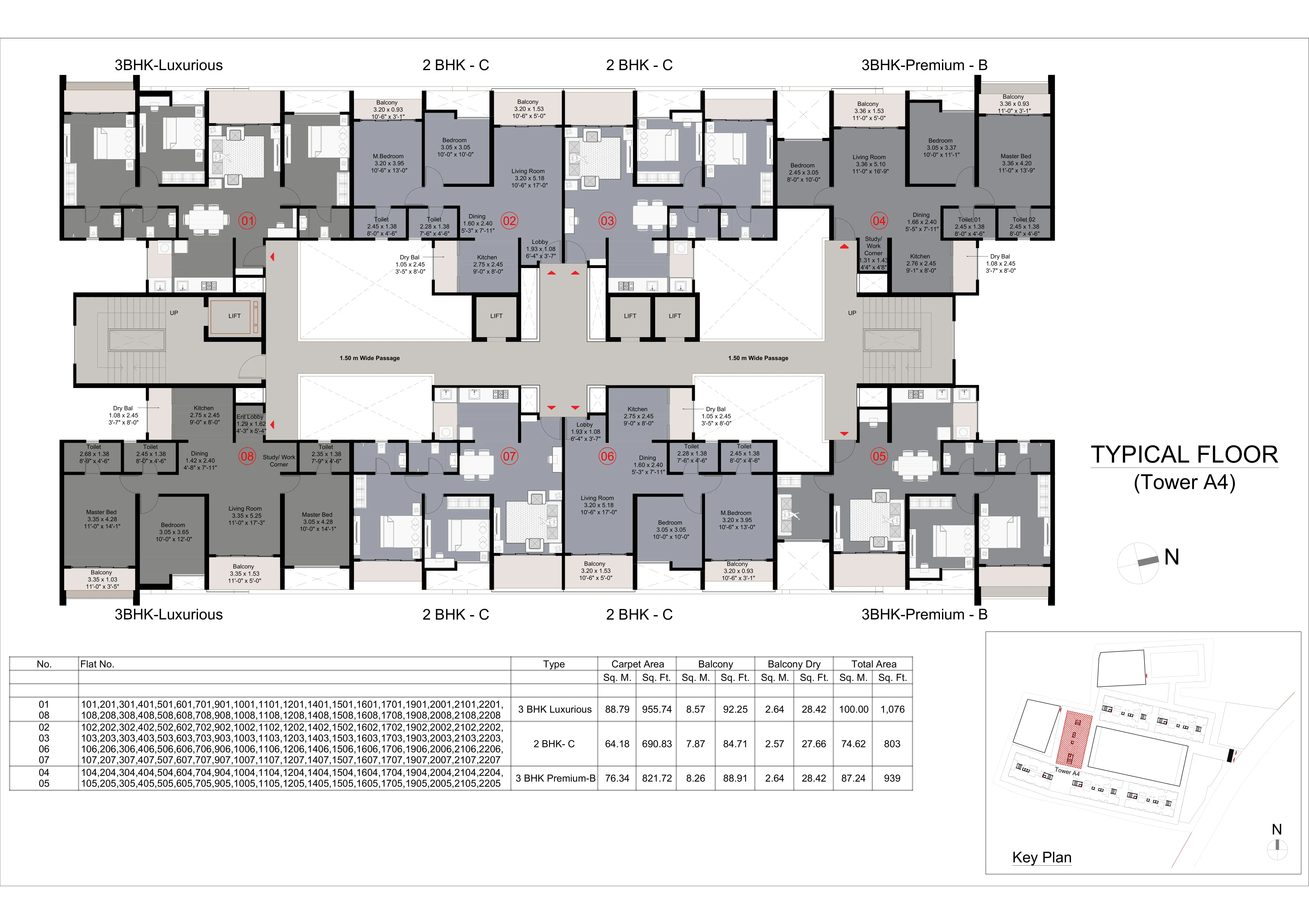 Kohinoor Westview Reserve Floor plan 4