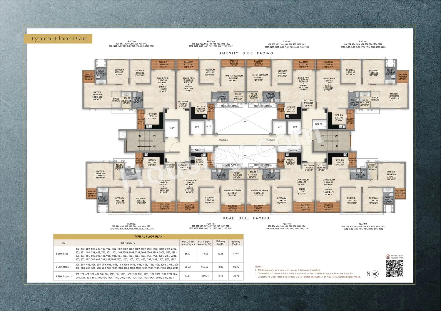 Kolte Patil Aros Floor Plan