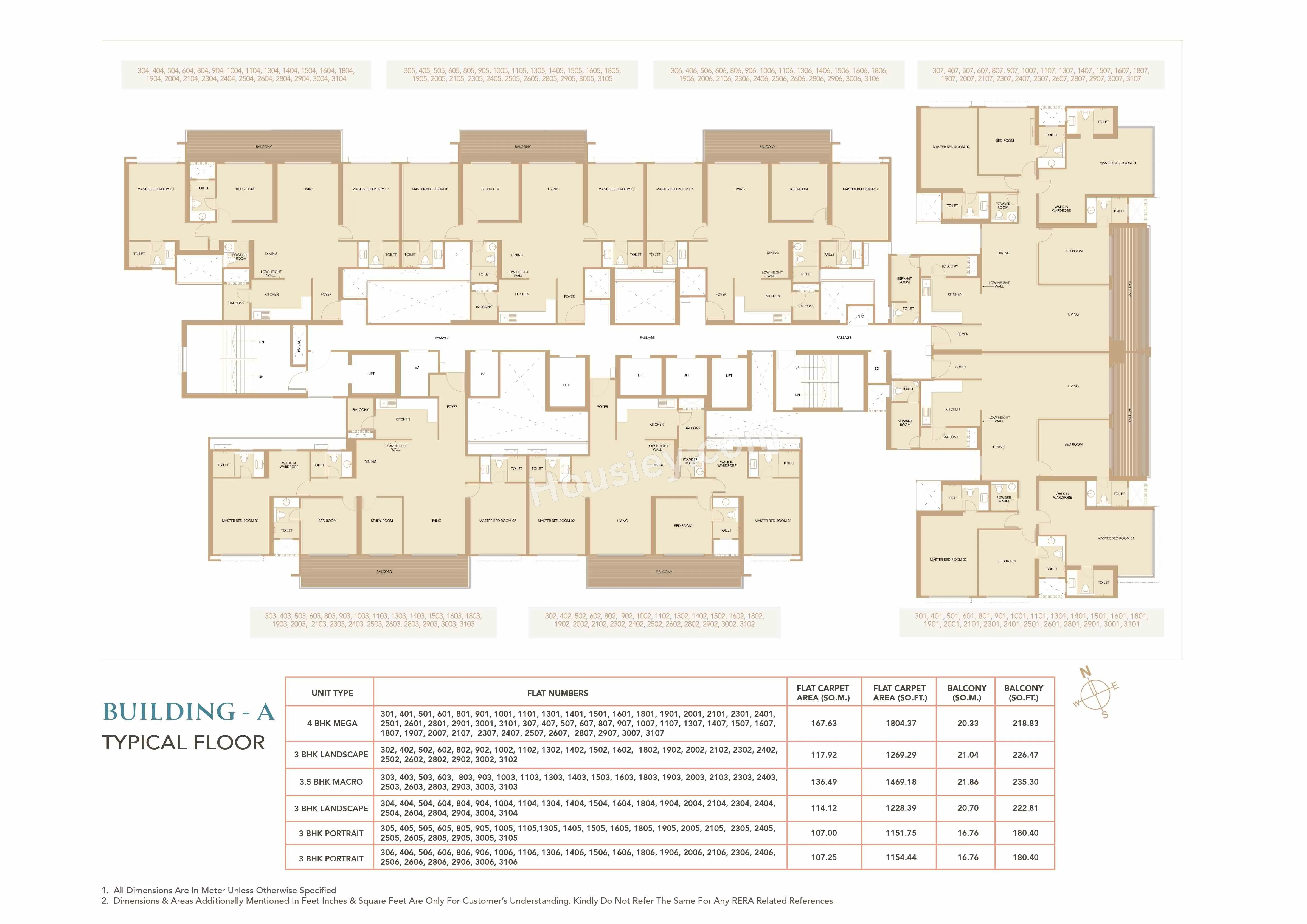 Kolte Patil Canvas Floor plan 1