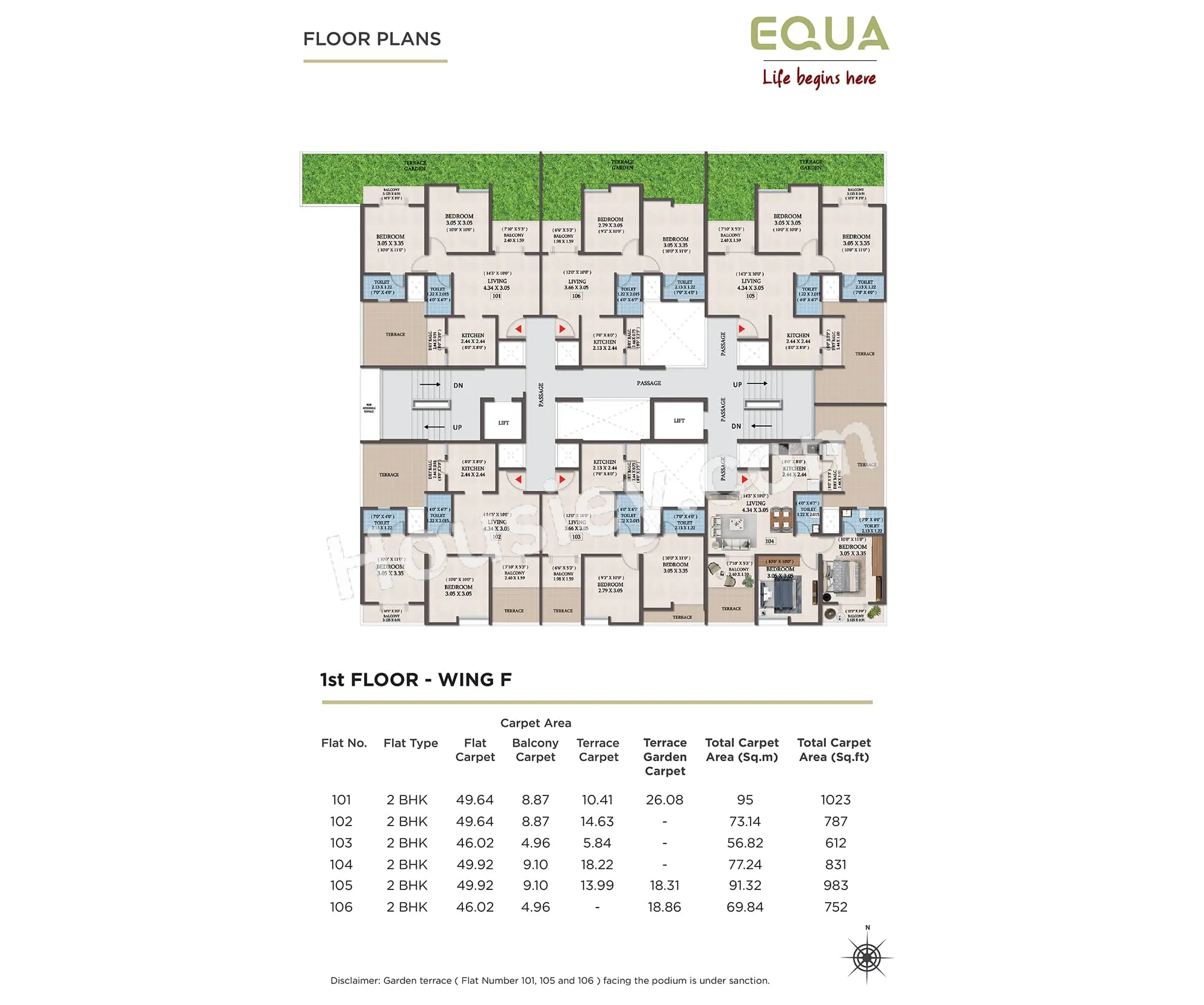 Kolte Patil Equa Floor plan 5