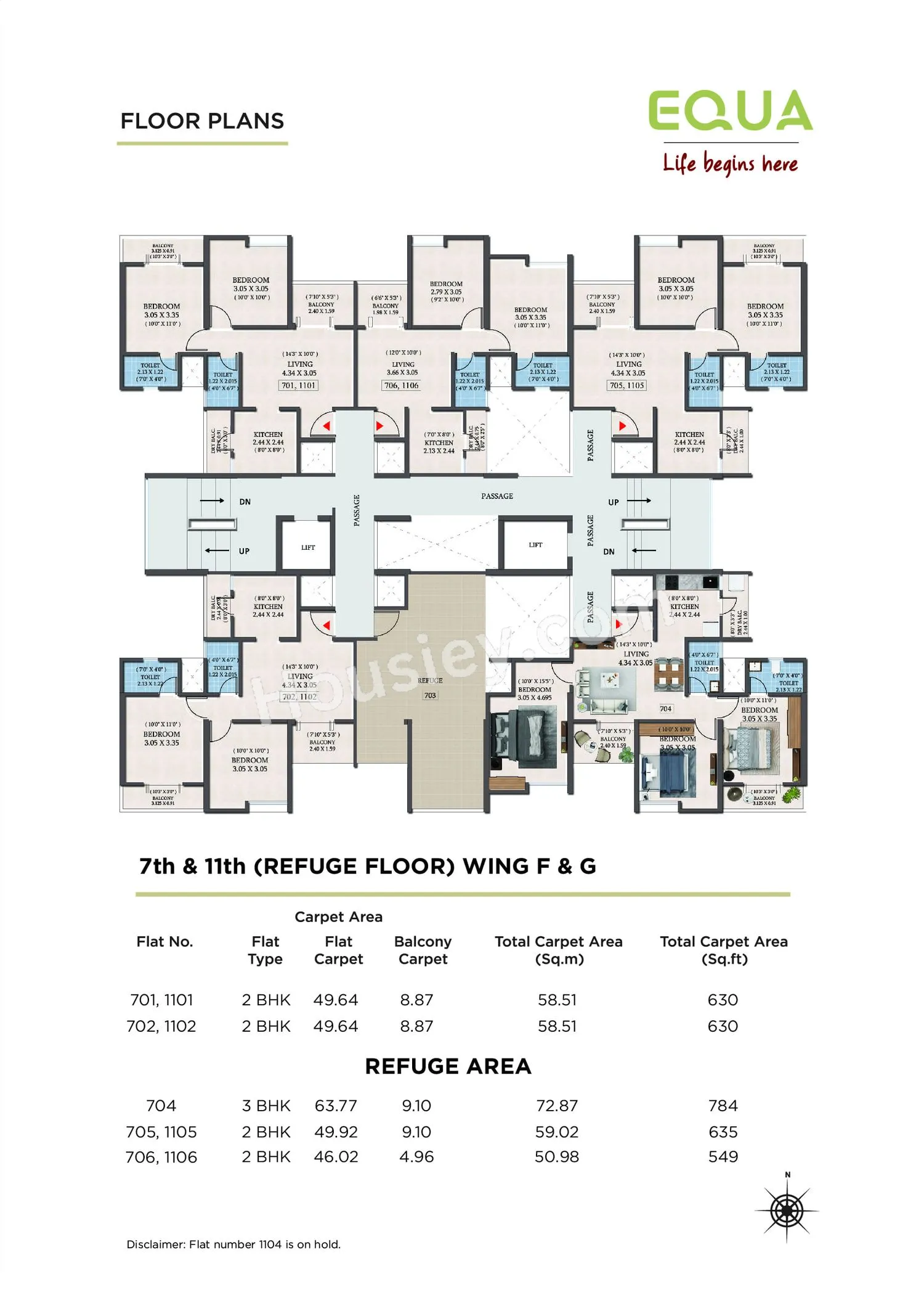 Kolte Patil Equa Floor plan 6