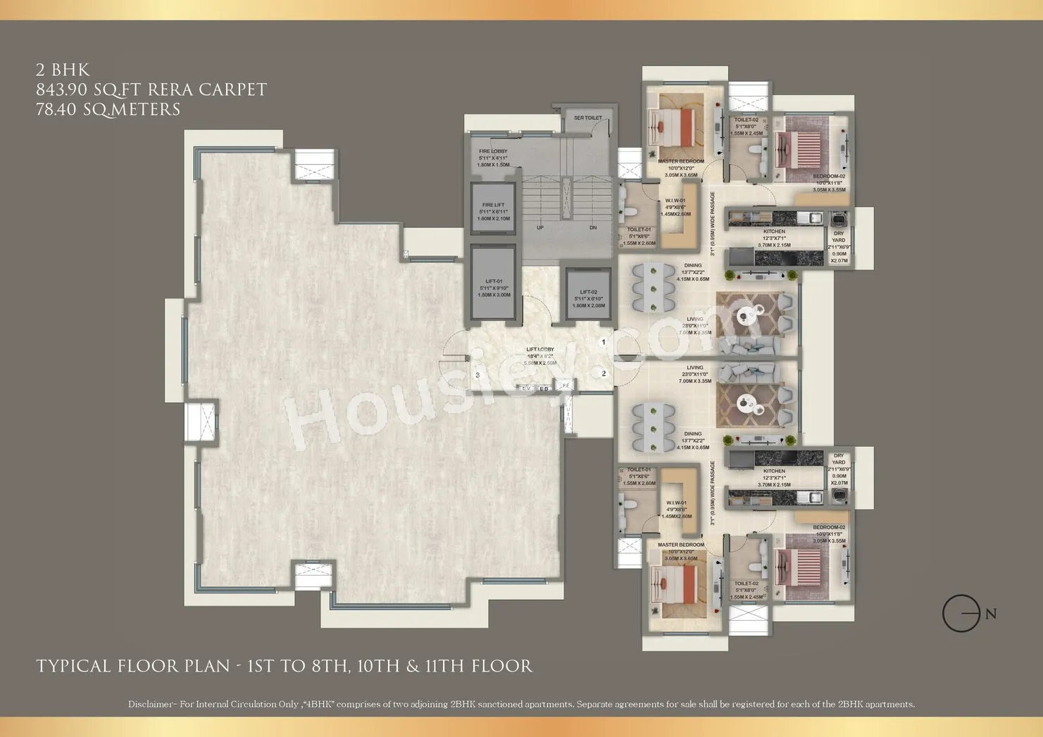 Kolte Patil K52 Floor Plan