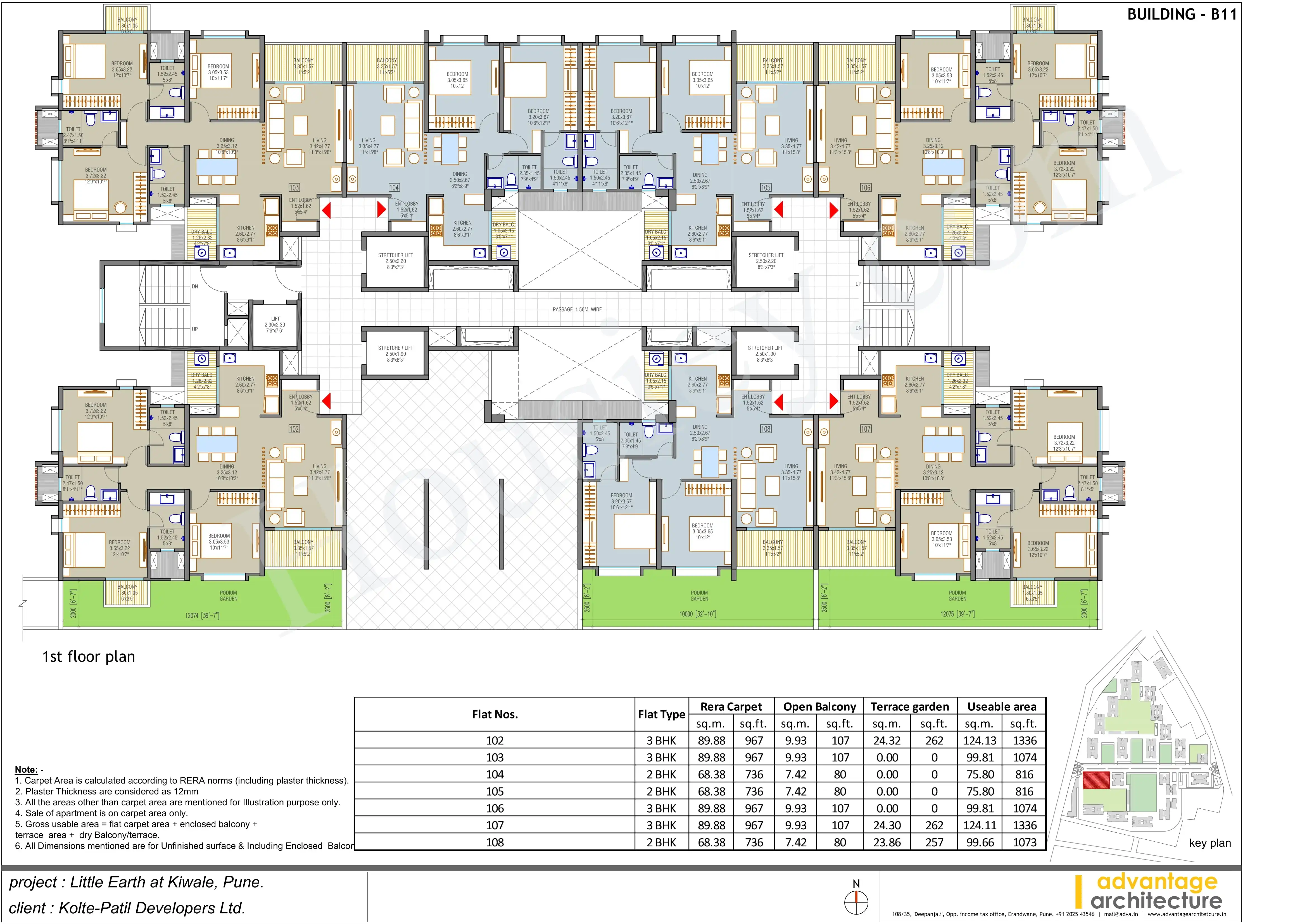 Kolte Patil Little Earth Floor plan 3