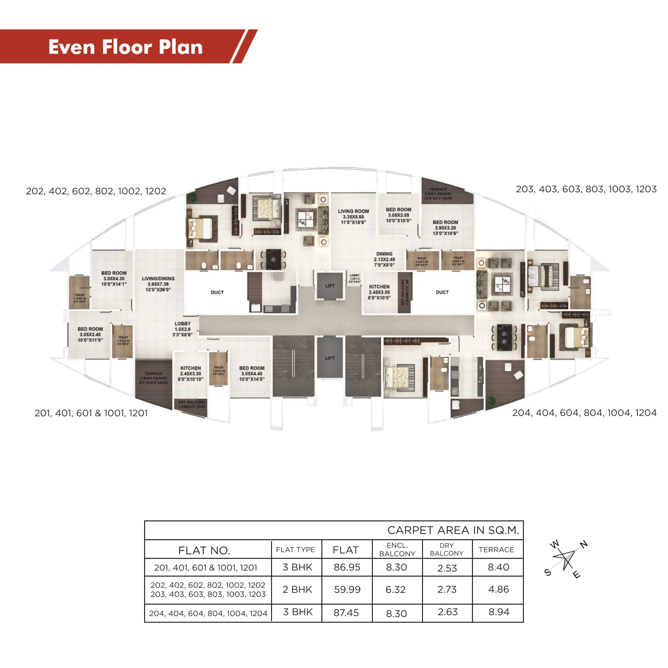 Kumar Papillon Floor plan 2