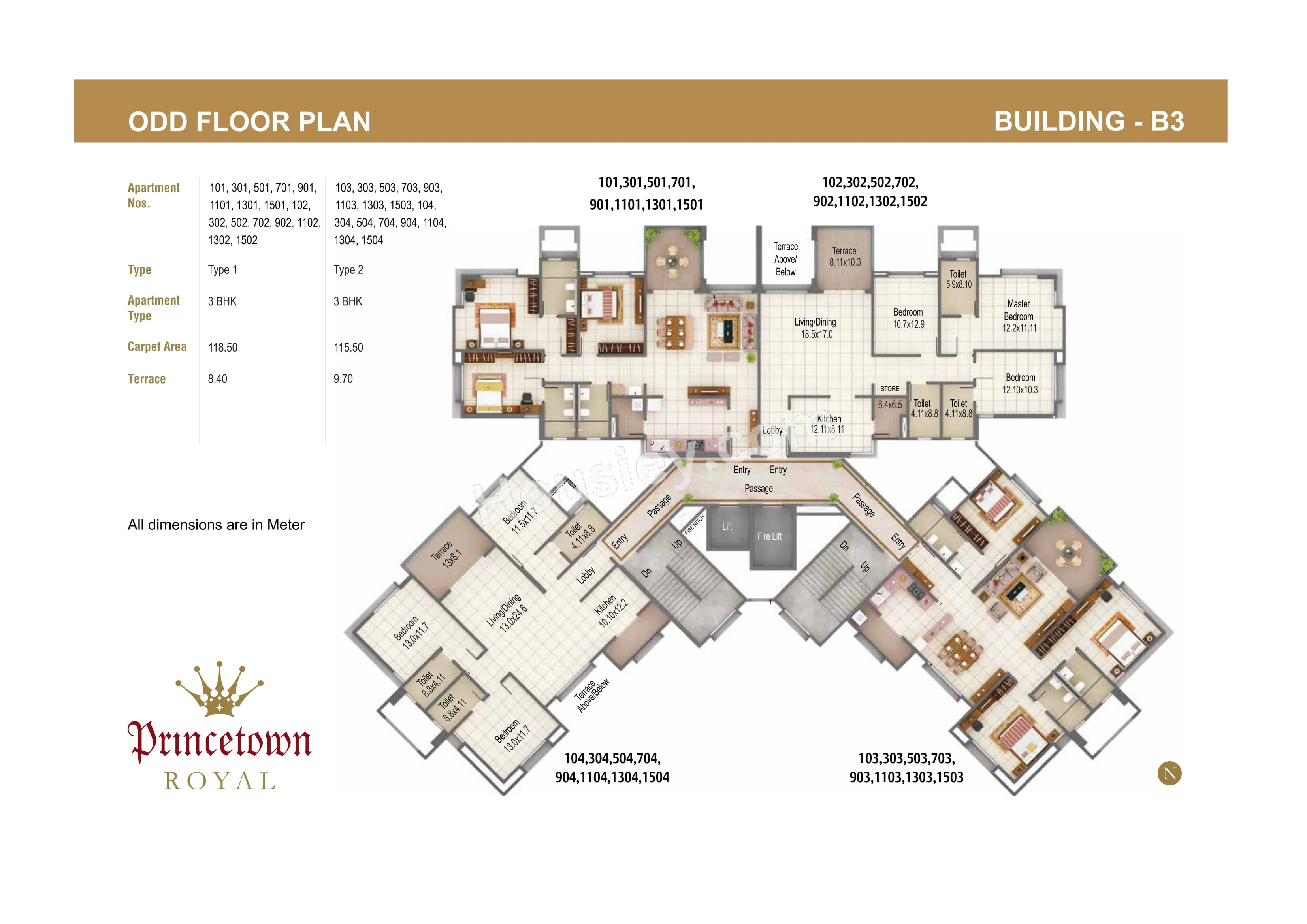 Kumar Princetown Royal Floor plan 2