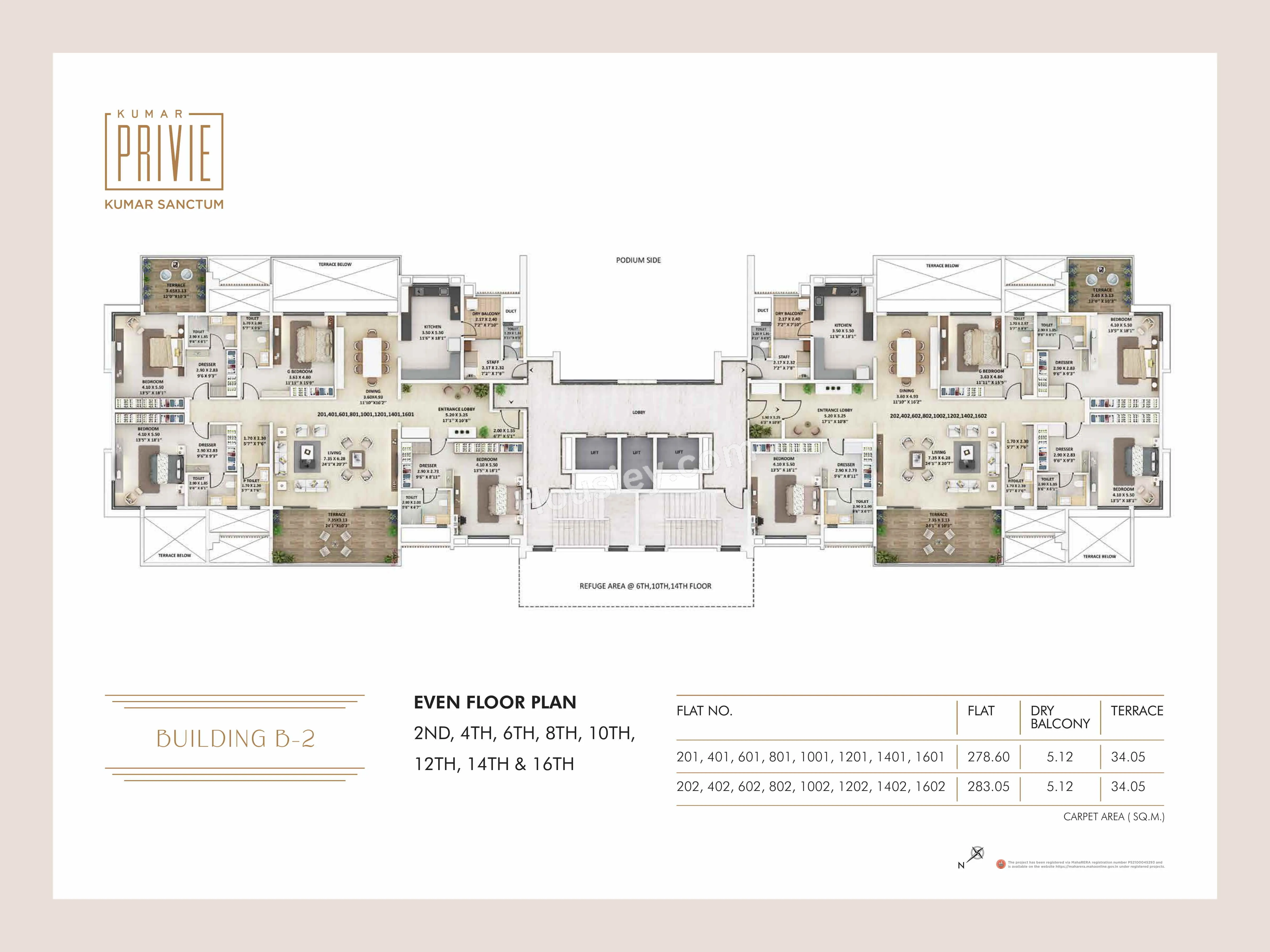 Kumar Sanctum Floor plan 4