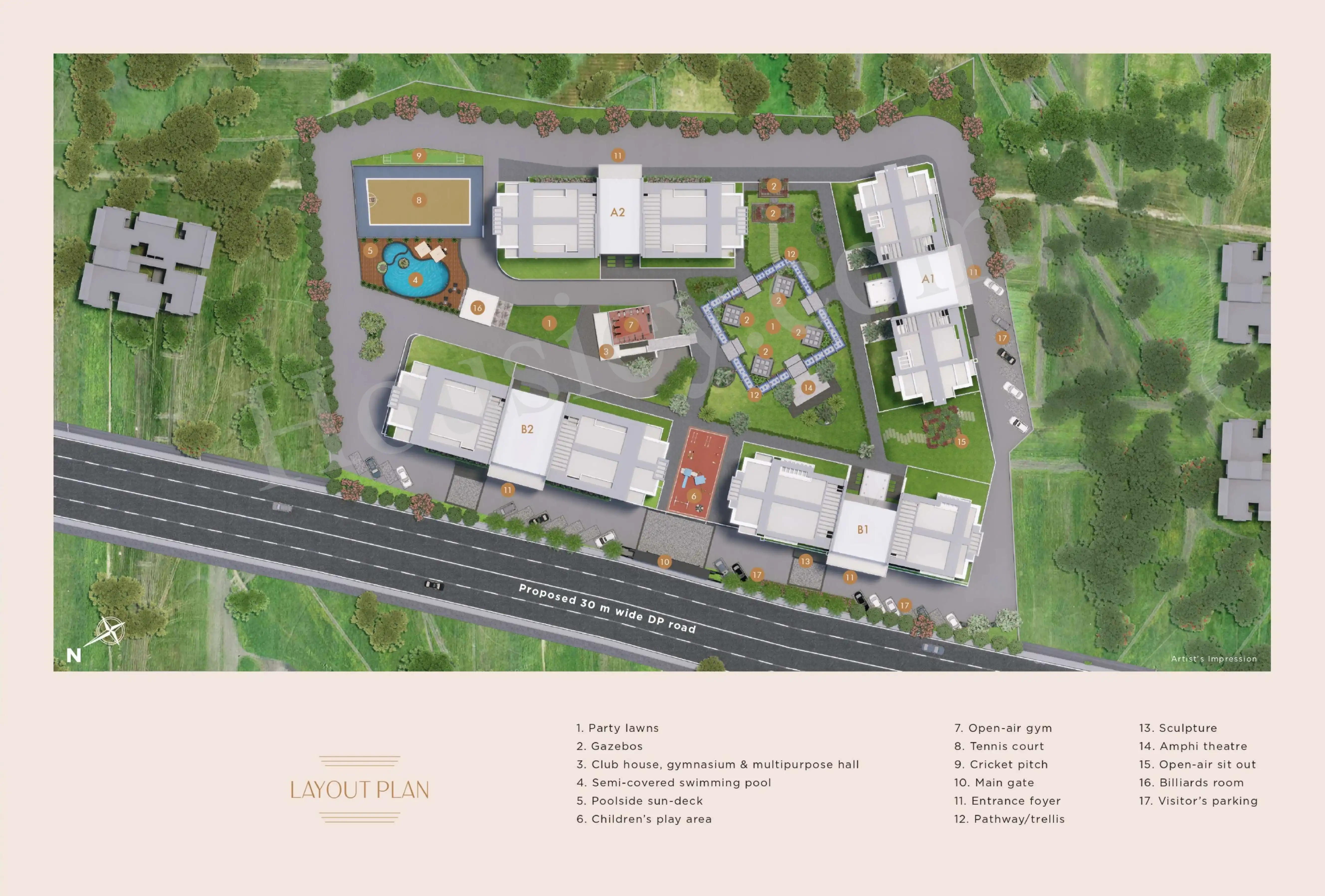Kumar Sanctum Master Plan