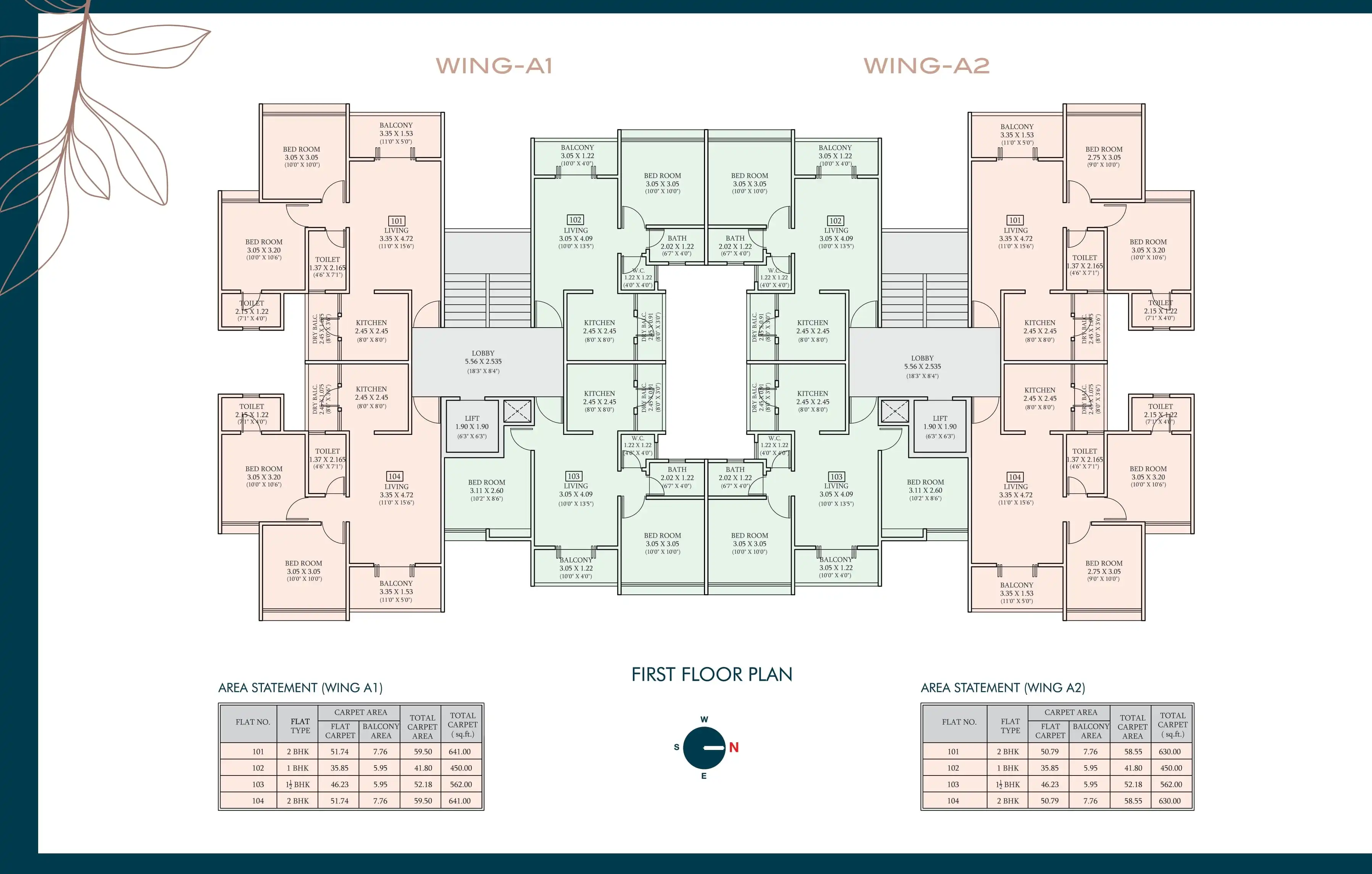 Kundan Easterlia Floor plan 1