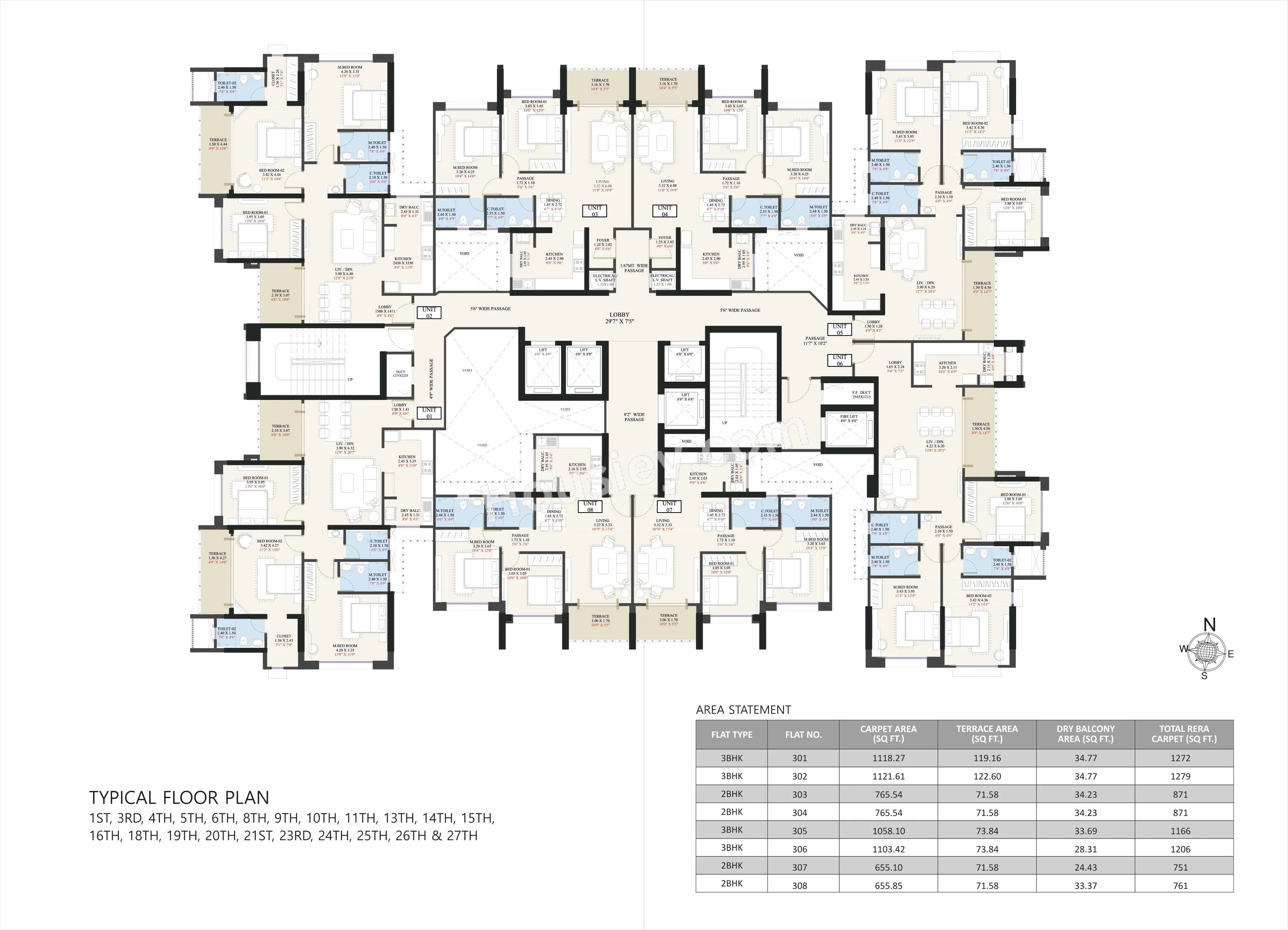 Kundan Eternia 2O Floor plan 1