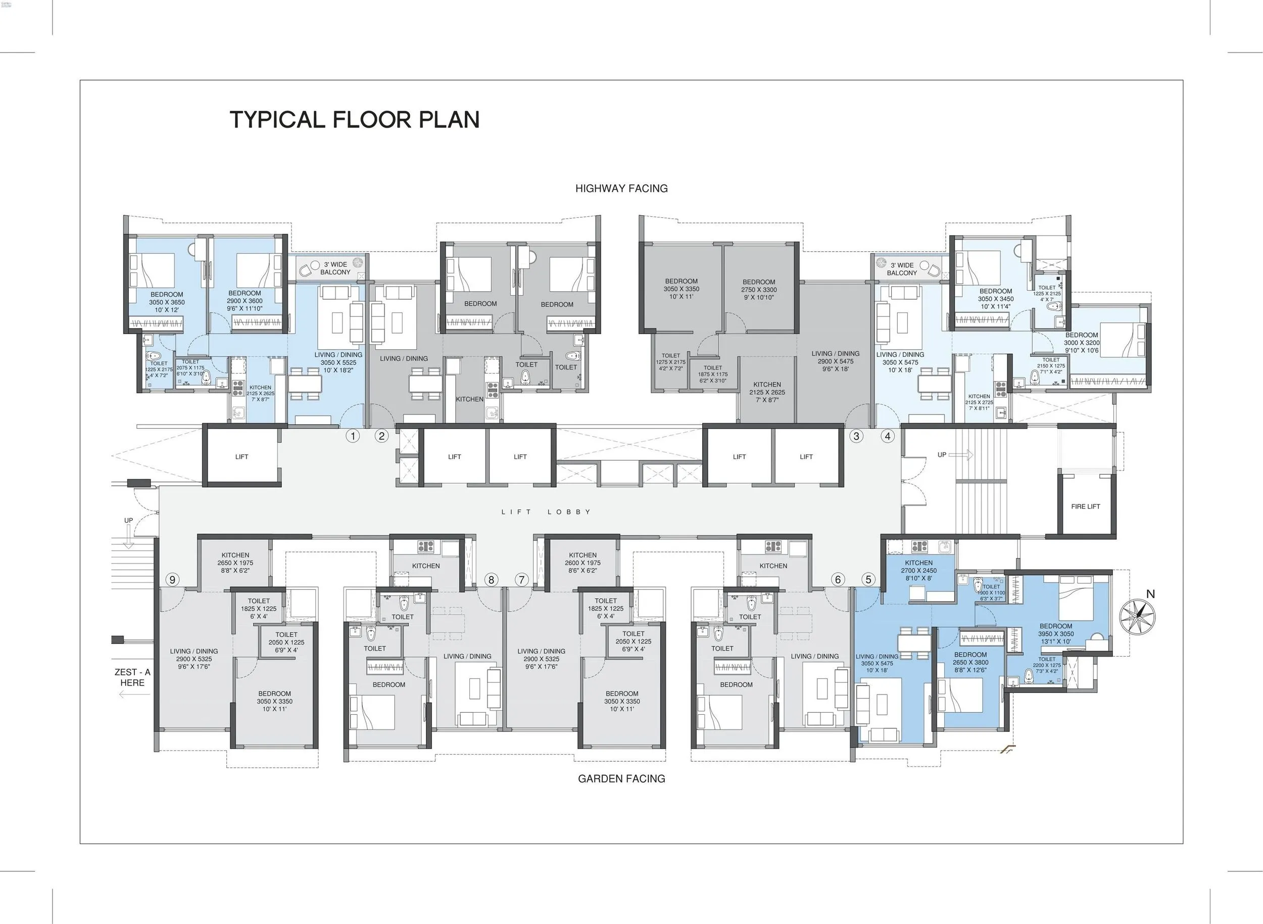 L&T Nova Floor Plan