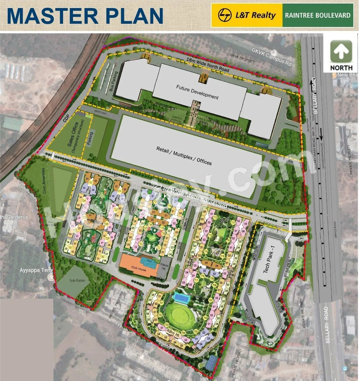 L&T Raintree Boulevard Floor plan 1