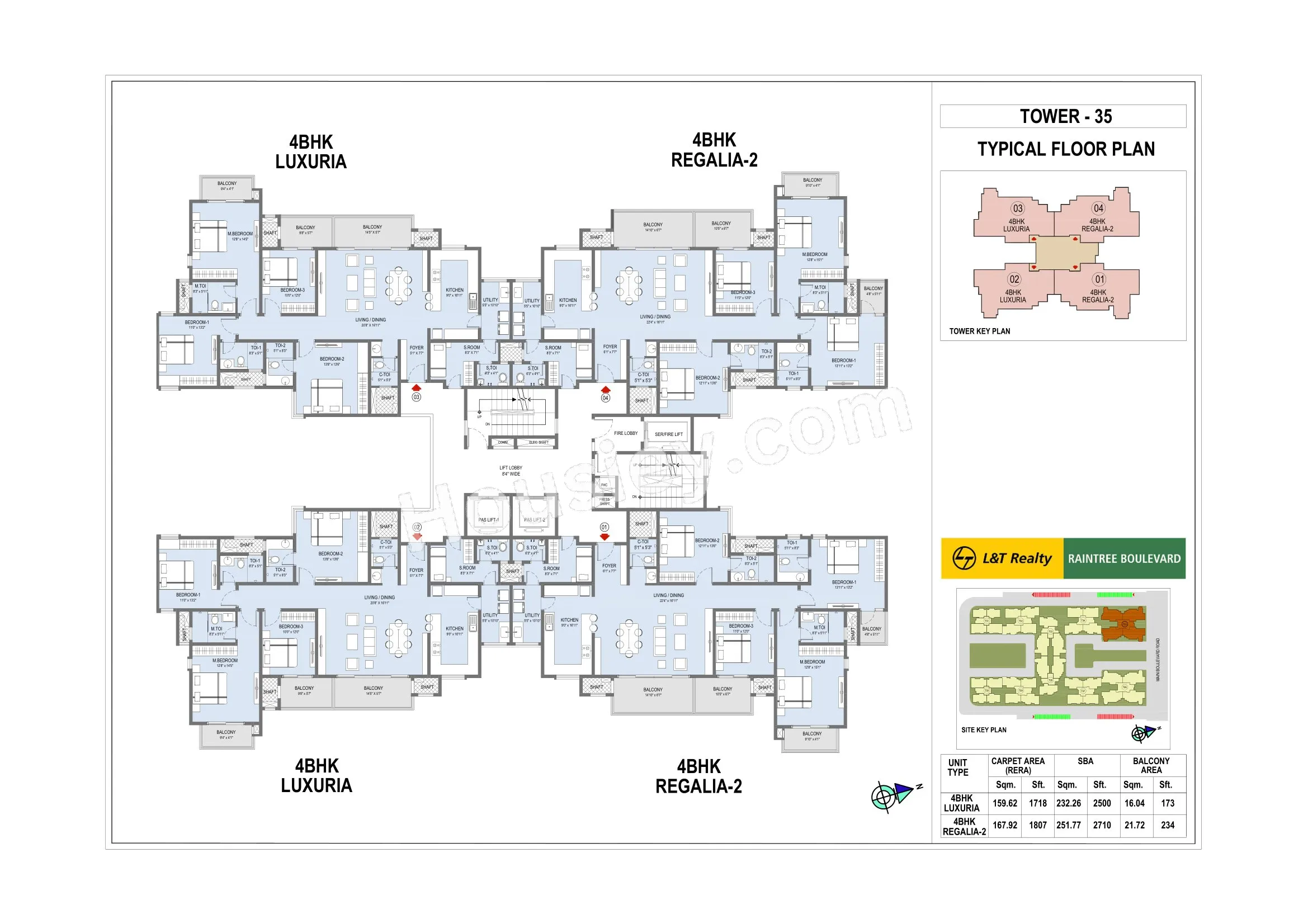 L&T Raintree Boulevard Floor plan 10