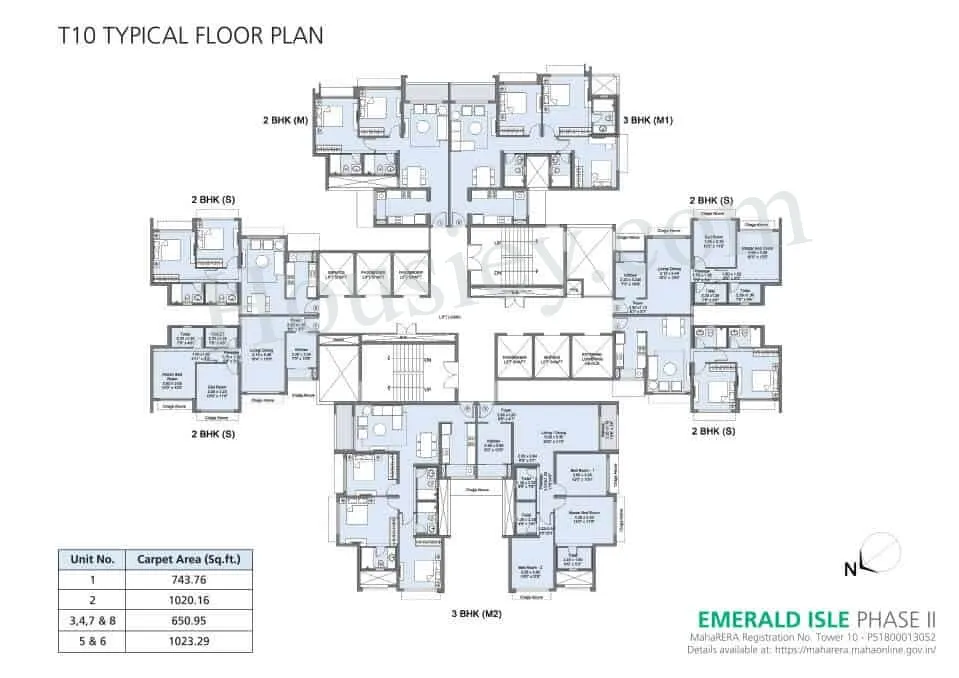 L&T Veridian Floor plan 1