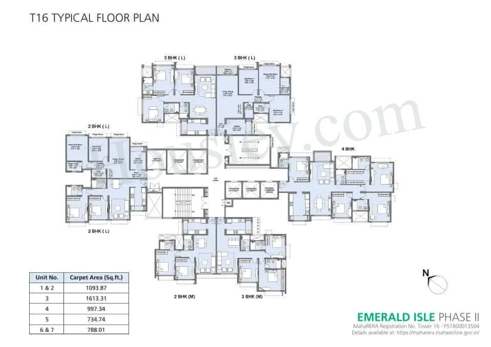 L&T Veridian Floor plan 4