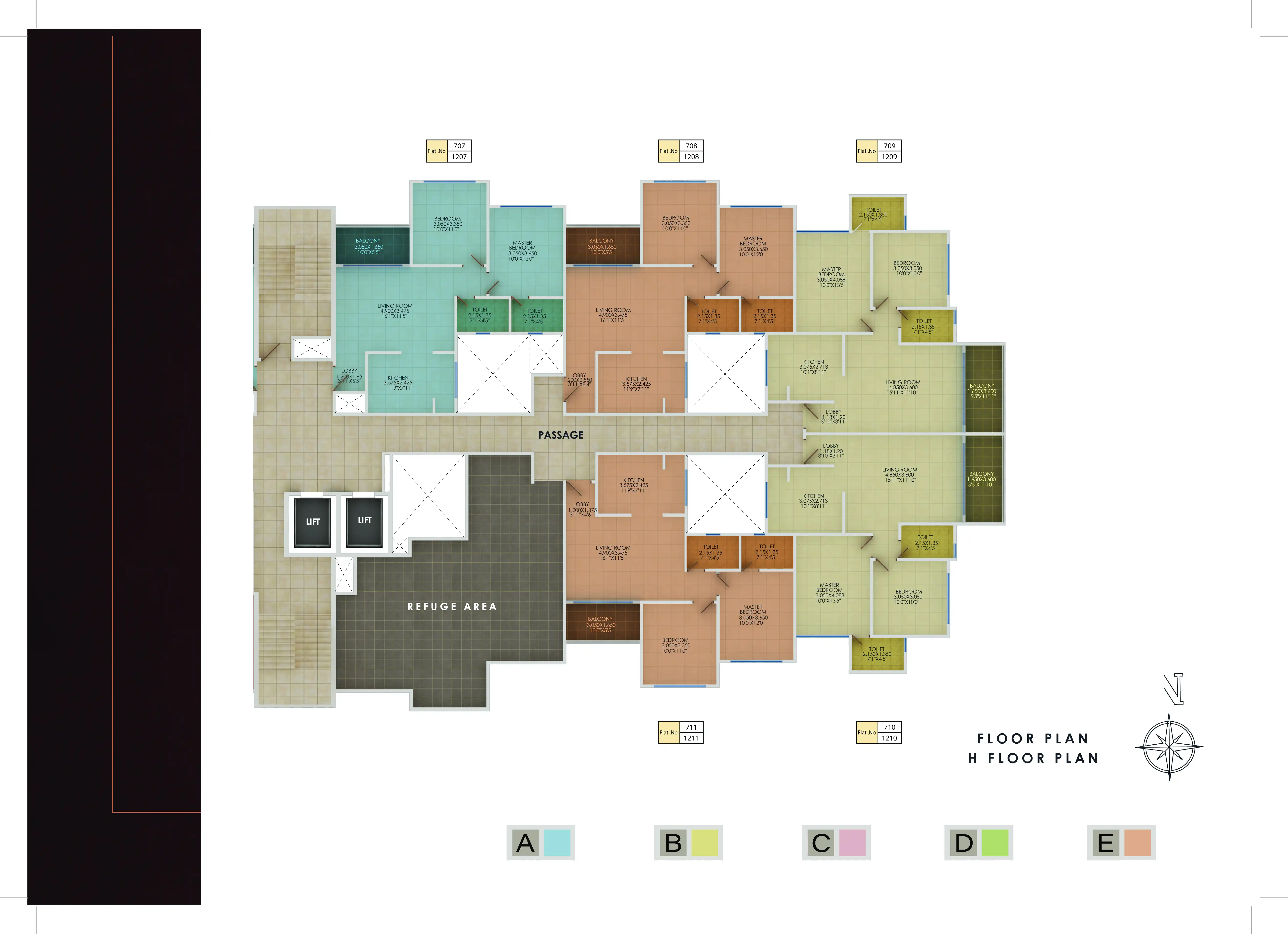 Manav La Centra Floor plan 1
