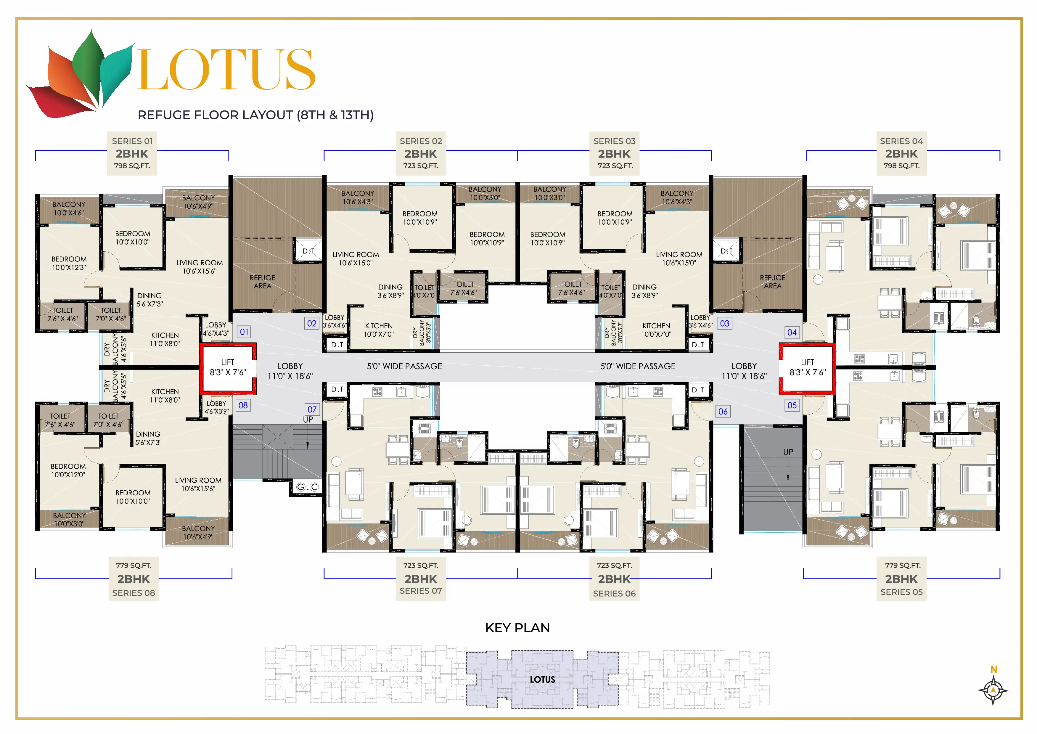 Landmark Luxuria Floor plan 2