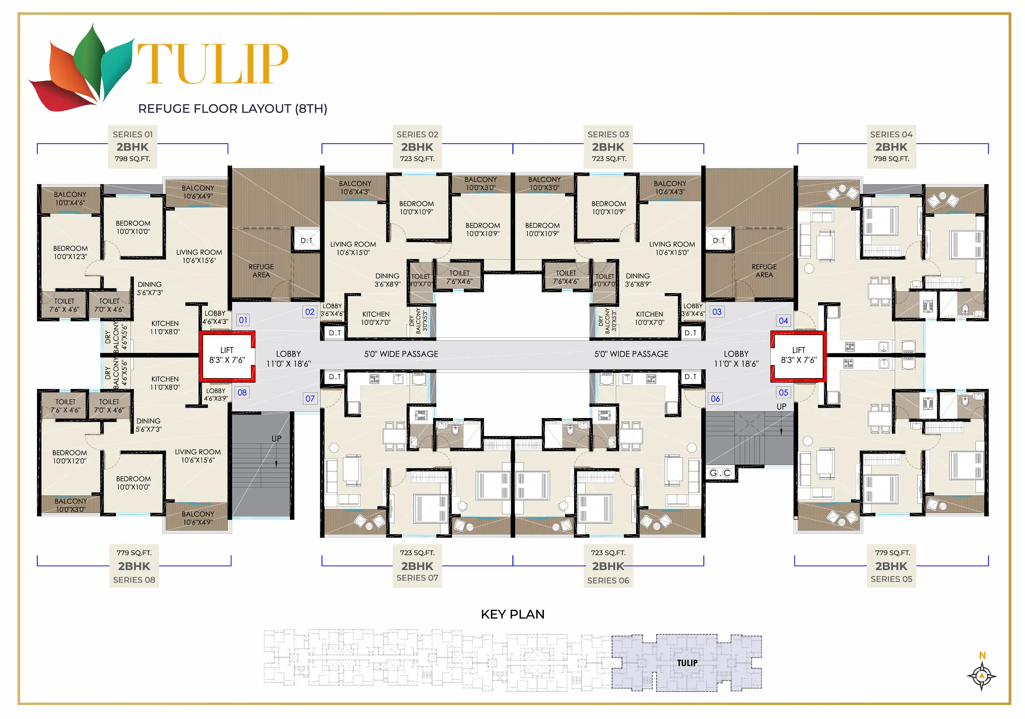 Landmark Luxuria Floor plan 3