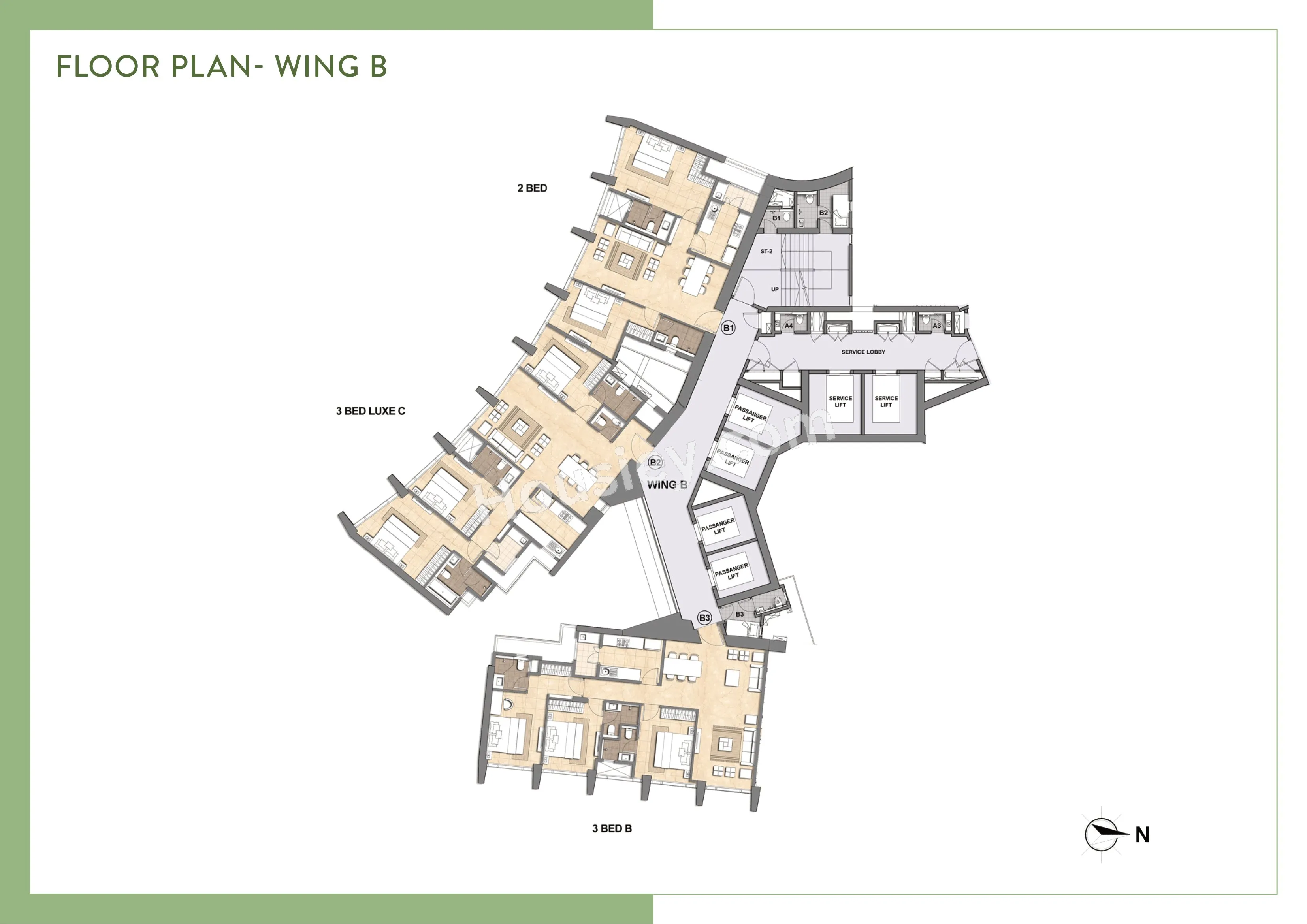 Lodha Adrina Floor plan 3