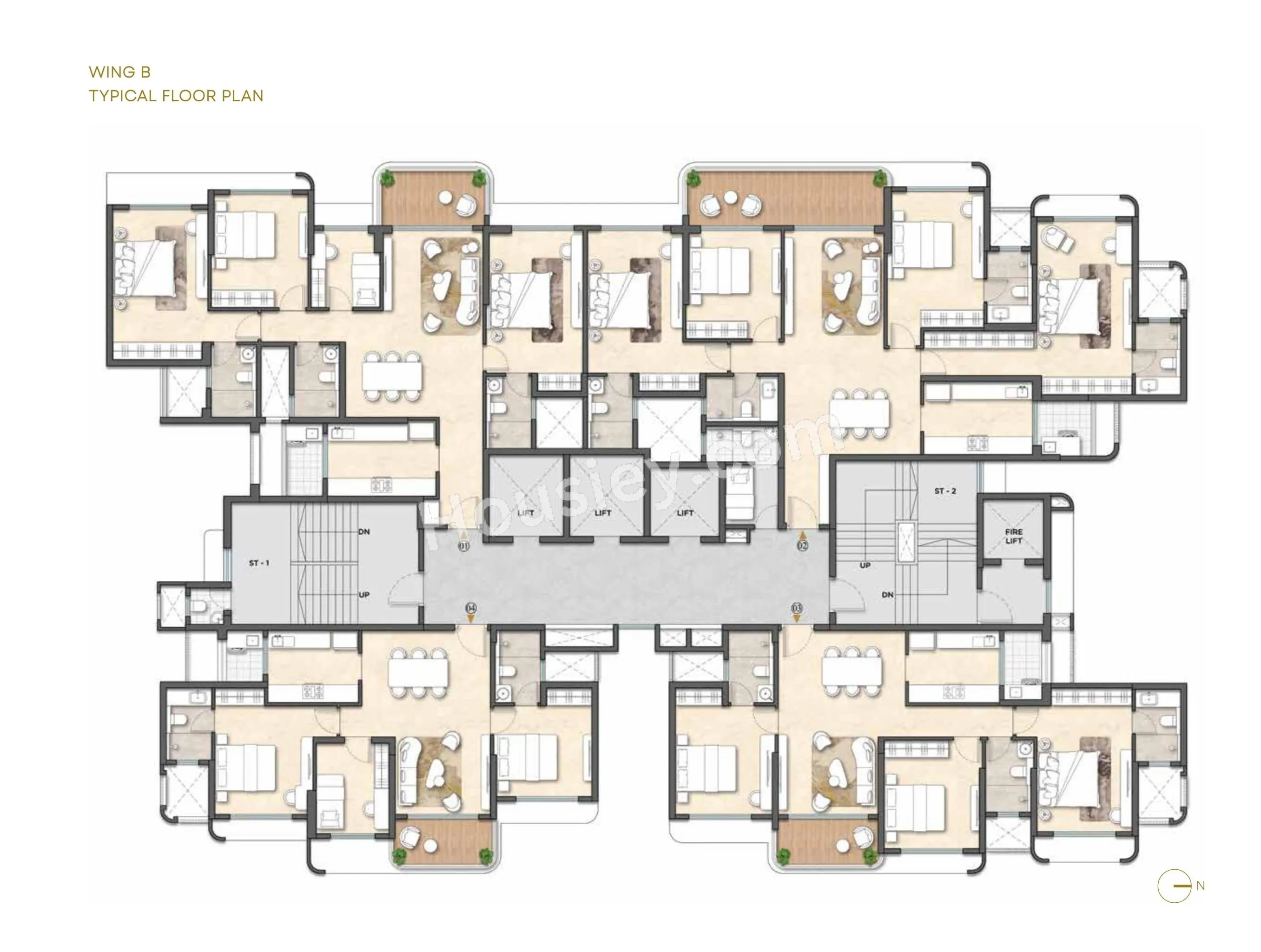 Lodha Altus Floor plan 2