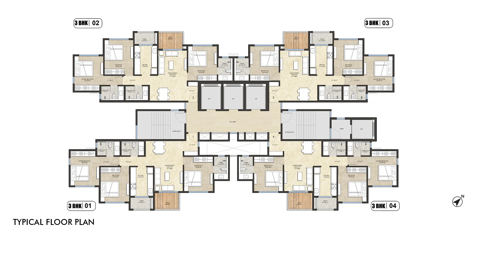 Lodha Amara Floor plan 2