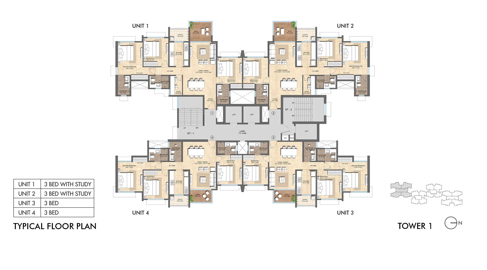Lodha Bella Vita Floor plan 1