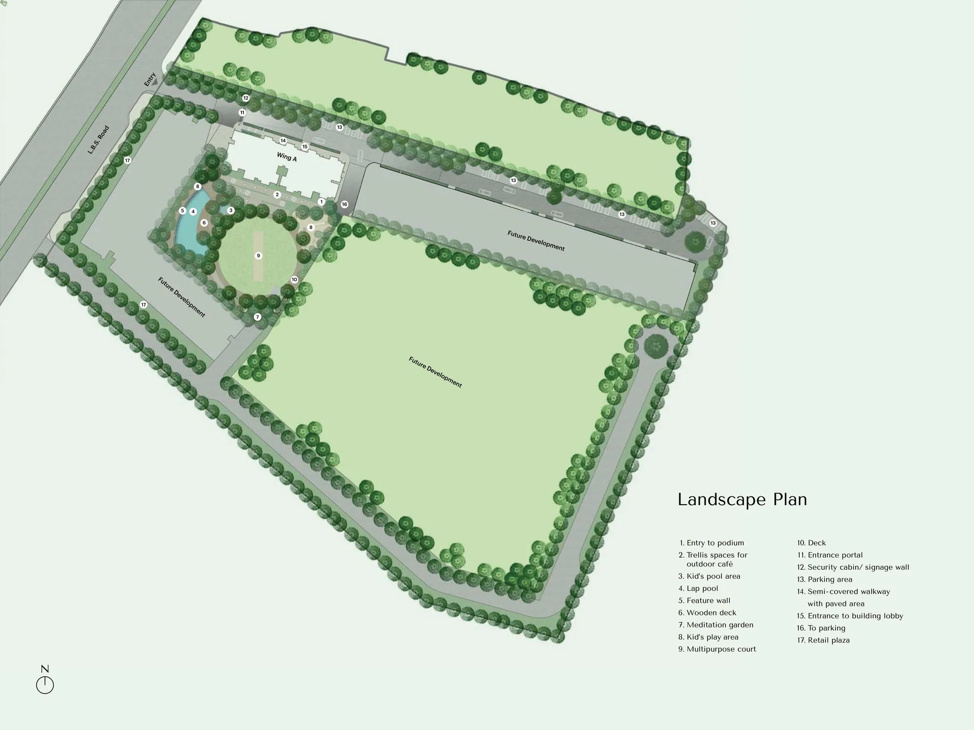 Lodha Casa Evergreen Vikhroli Master Plan