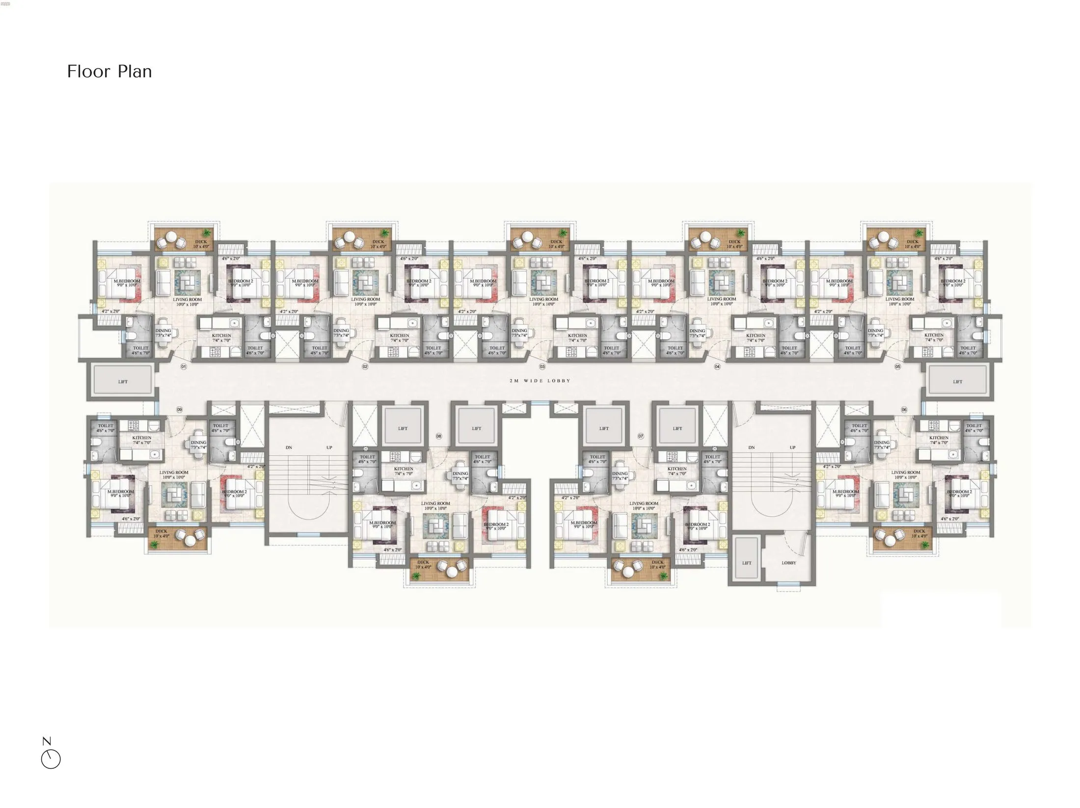 Lodha Casa Evergreen Vikhroli Floor Plan