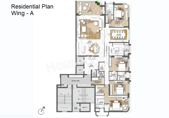 Lodha Cullinan Versova Floor plan 1
